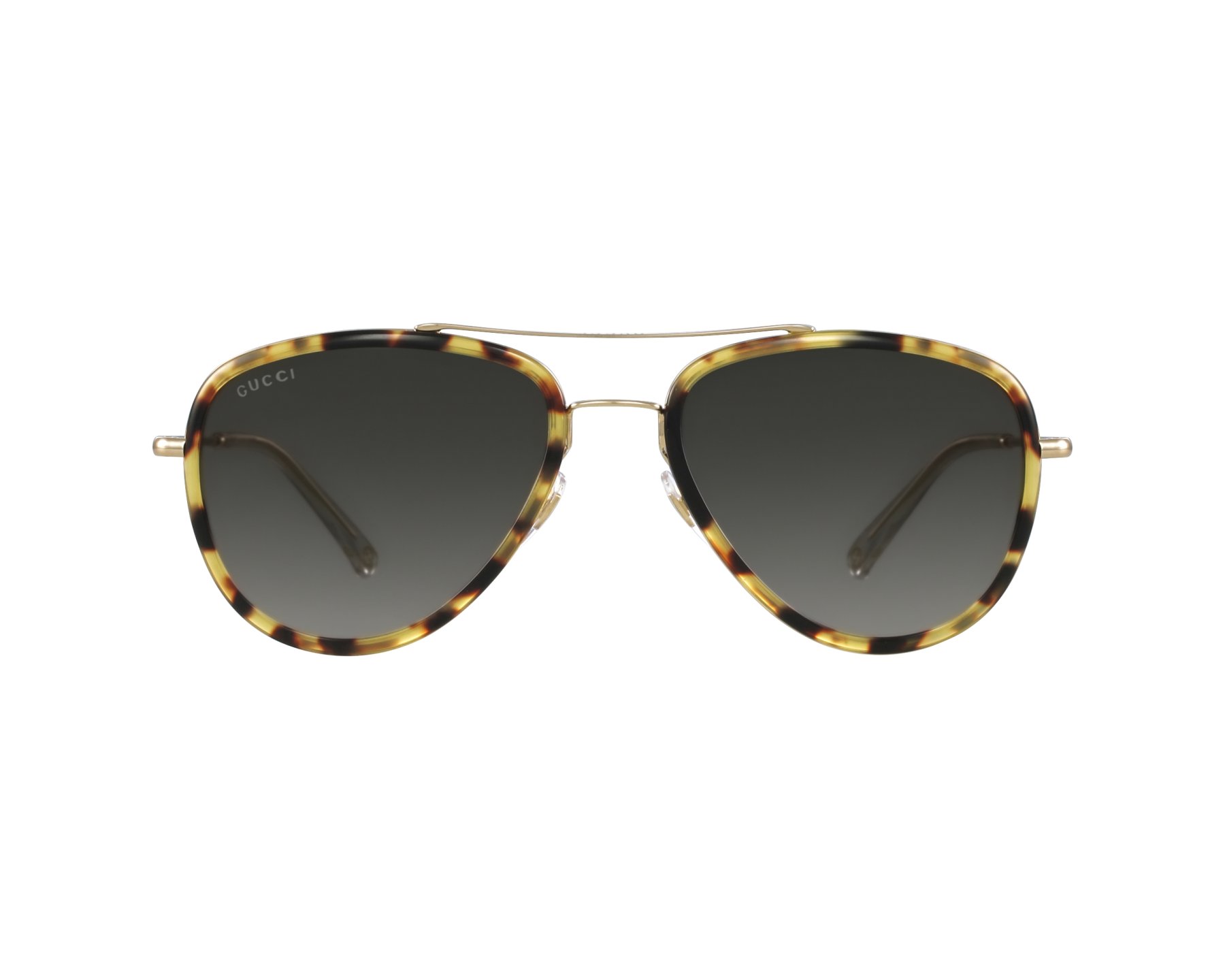 GUCCI 2245/N/S H7WLG 57 18 145 gray Havana full rim frames. Gray mirrored lenses GUCCI Havana/Ruthenium/ Green 57-14-145 Men main image 3