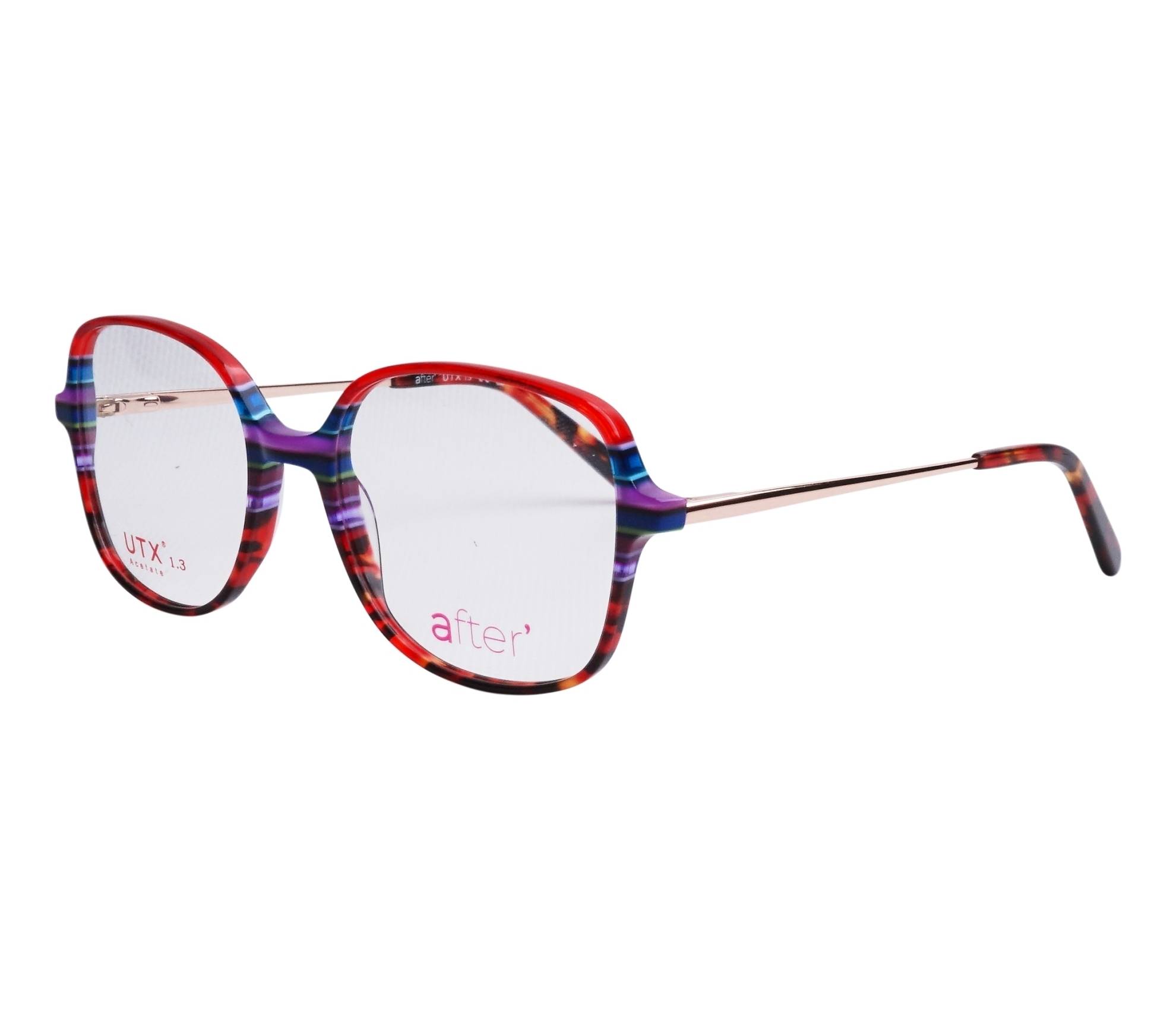 Lunettes de vue After AF181 02 52 18 MixRose doré - 