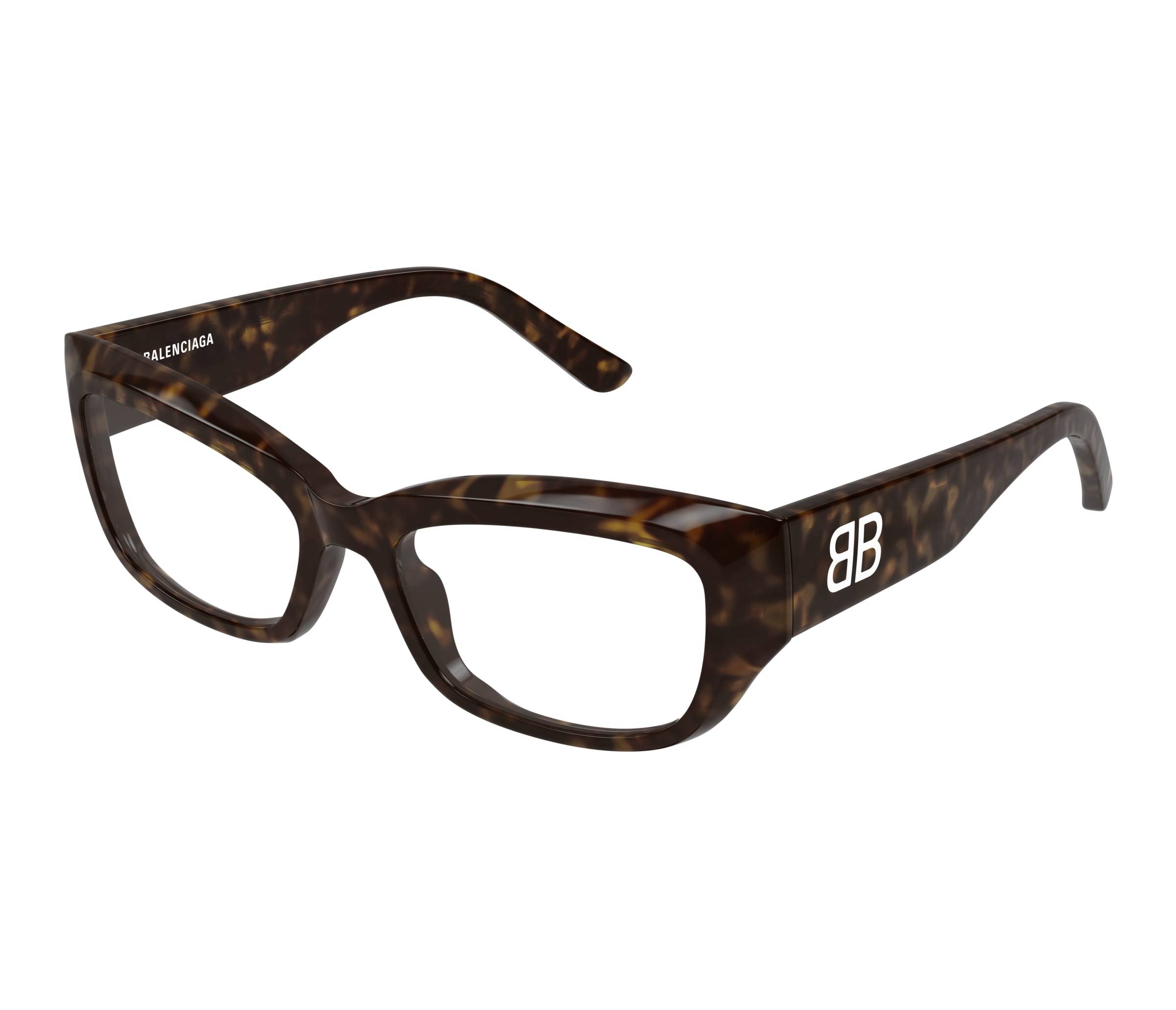 Lunettes de vue Balenciaga BB0399O 002 55 18 Havane - 