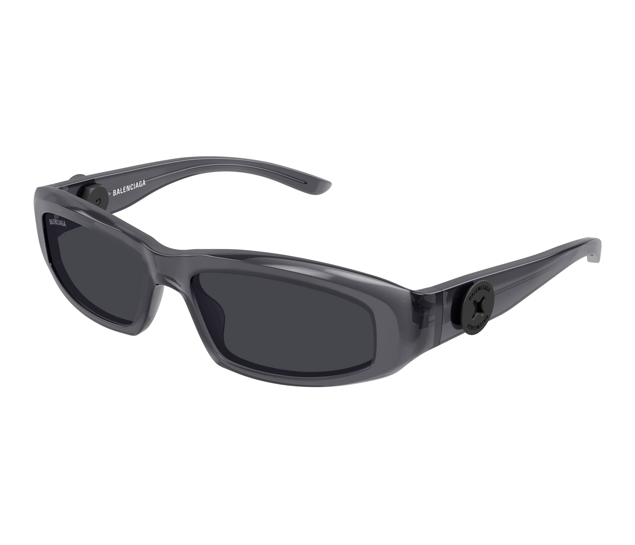 Lunettes de soleil Balenciaga BB0408S 004 58 17 Gris - 