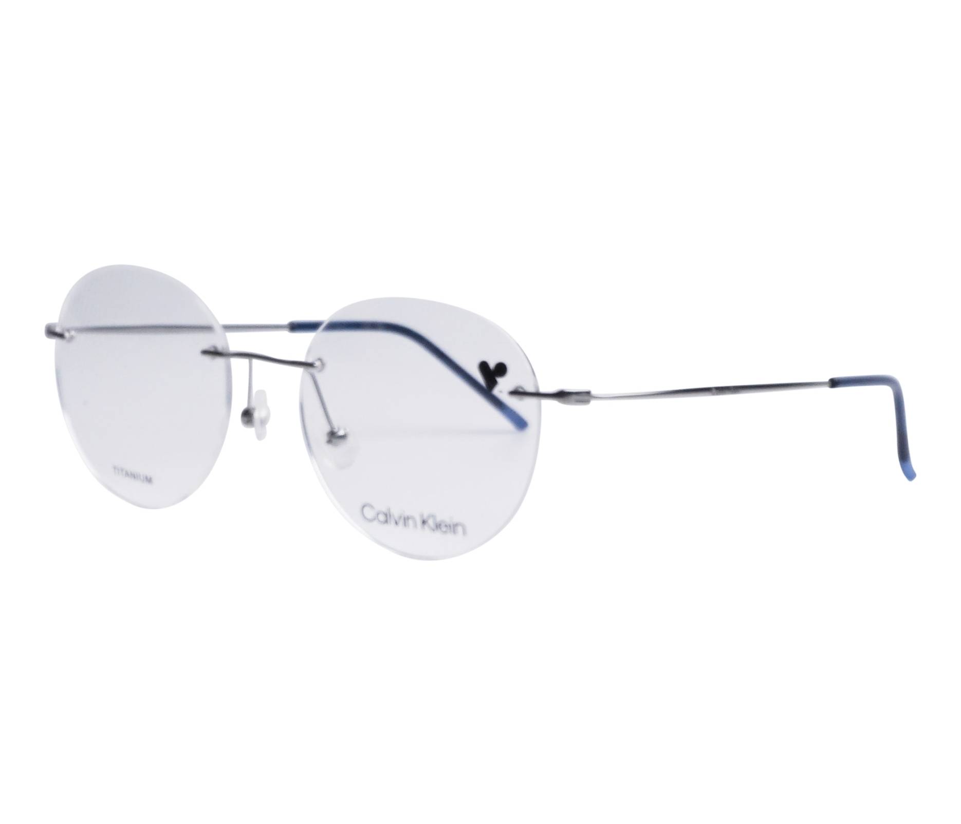 Lunettes de vue Calvin Klein CK-22125TA 414 50 18 AcierBleu - 