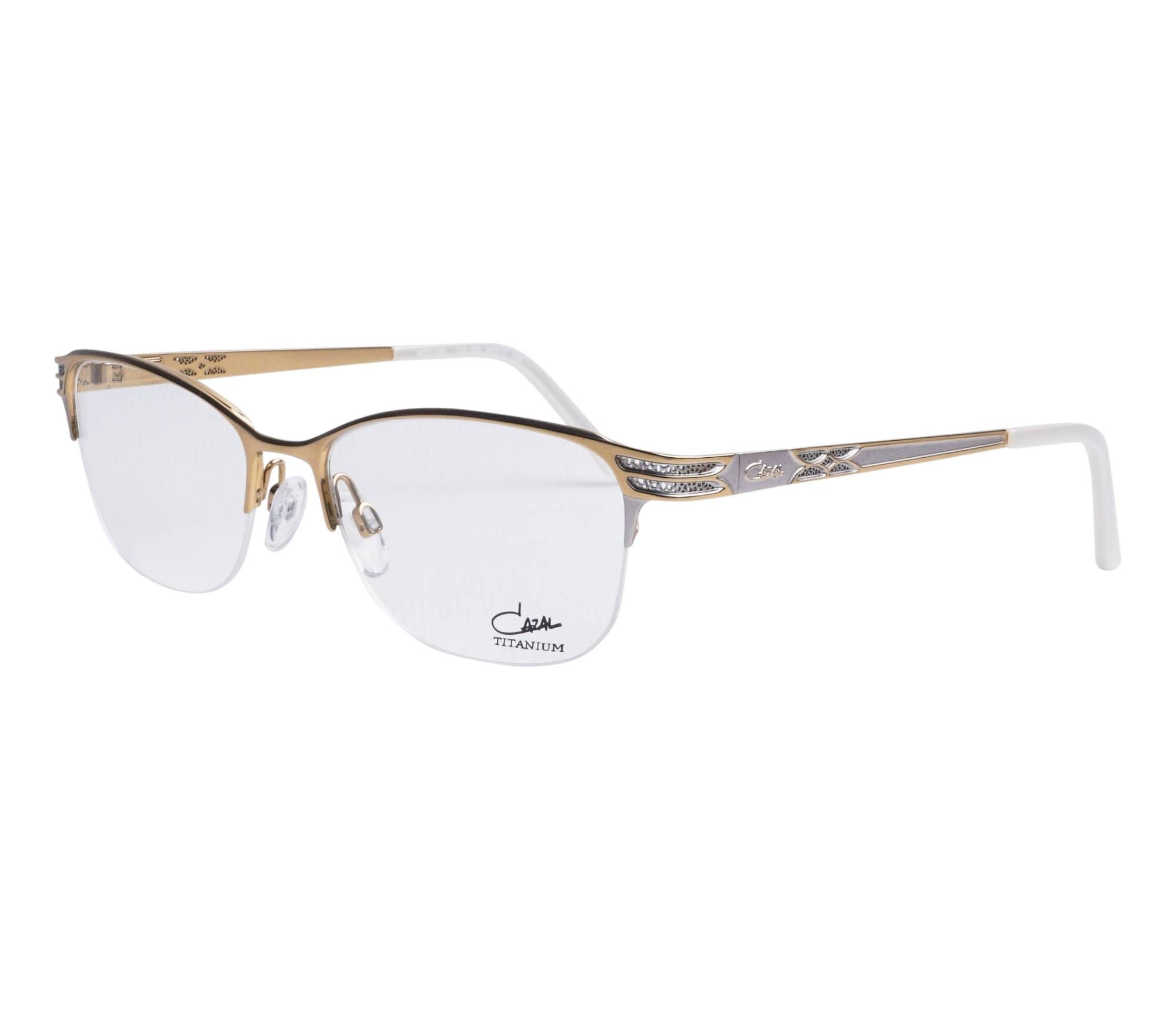 Lunettes de vue Cazal 1291 002 54 17 OrBlanc - 