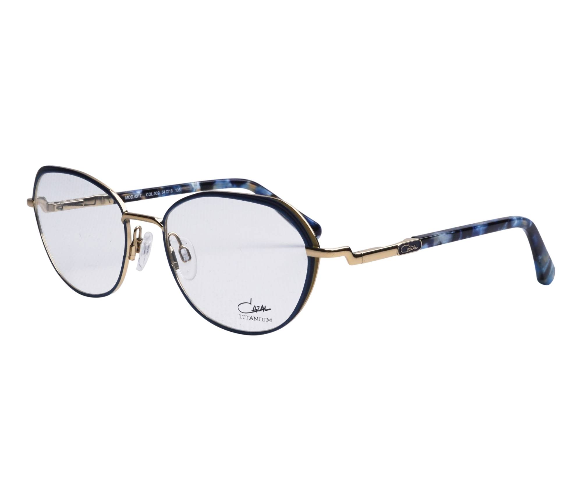 Lunettes de vue Cazal 4317 002 54 18 BleuOr - 