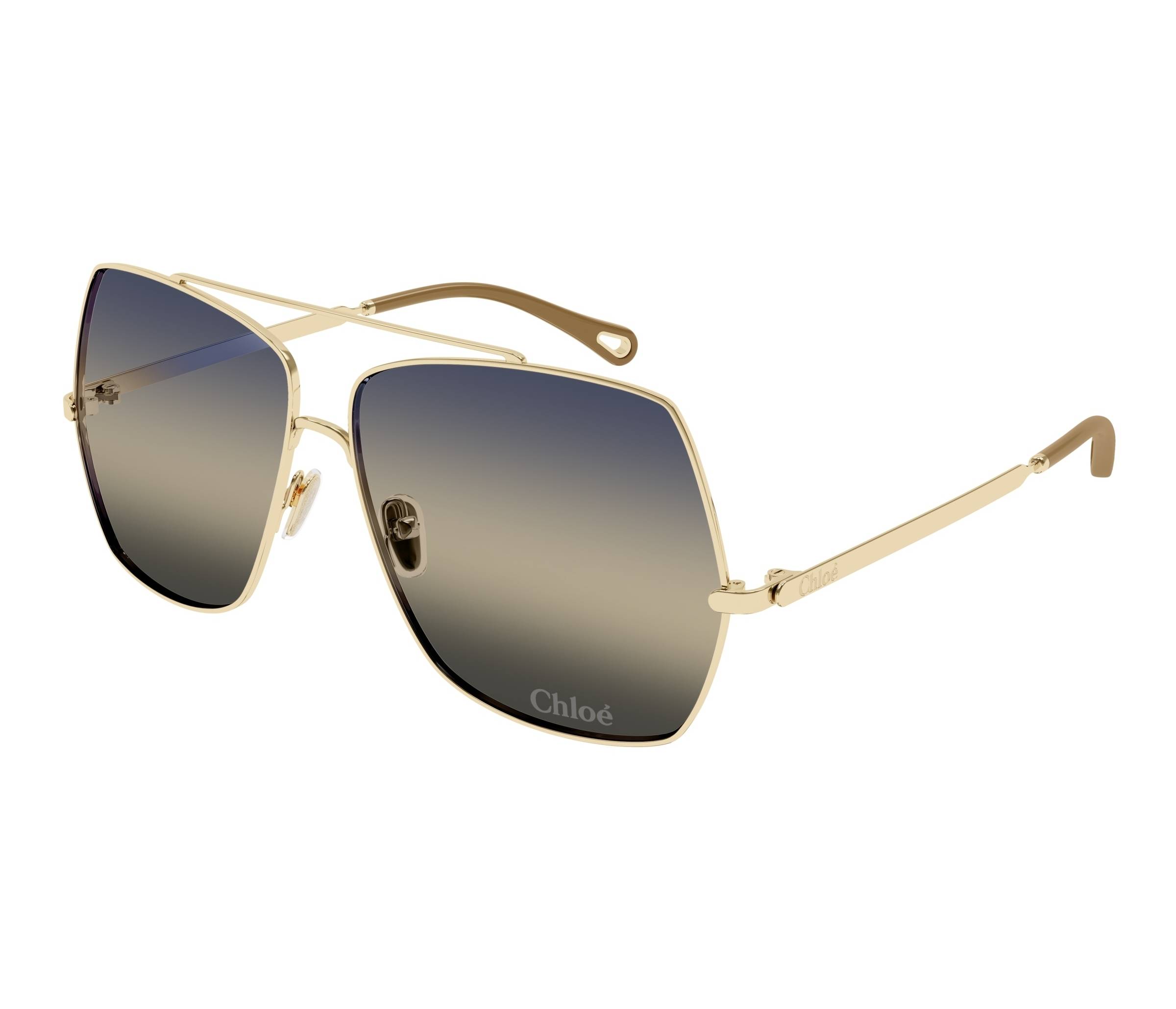 Lunettes de soleil Chloe CH0278S 006 62 12 Or - 