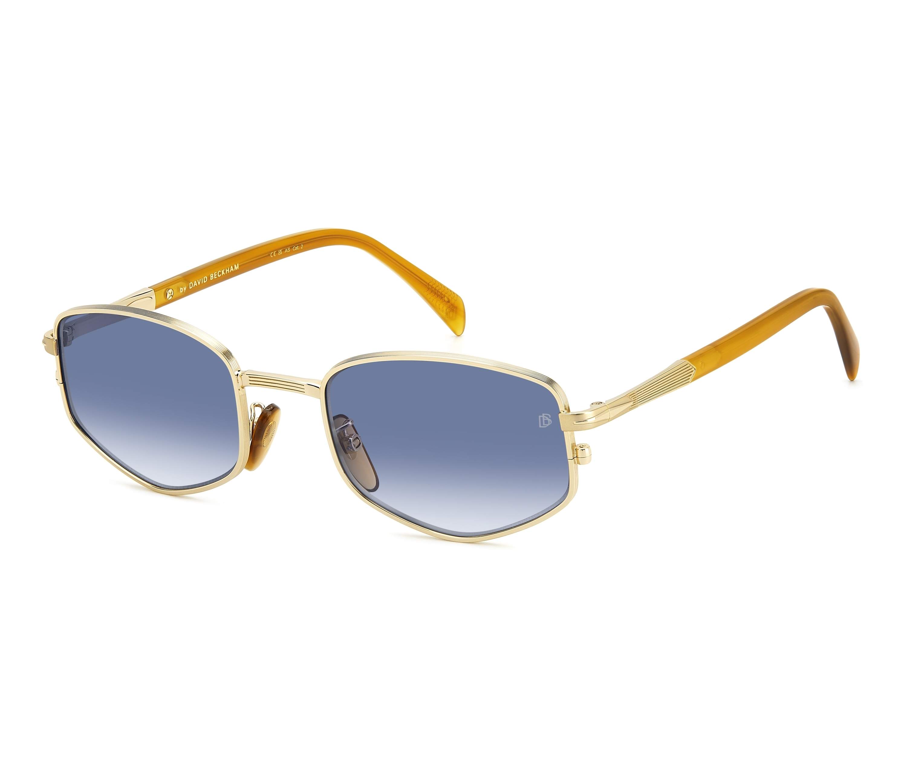 Lunettes de soleil David Beckham DB-1129-S F6W08 52 21 Or