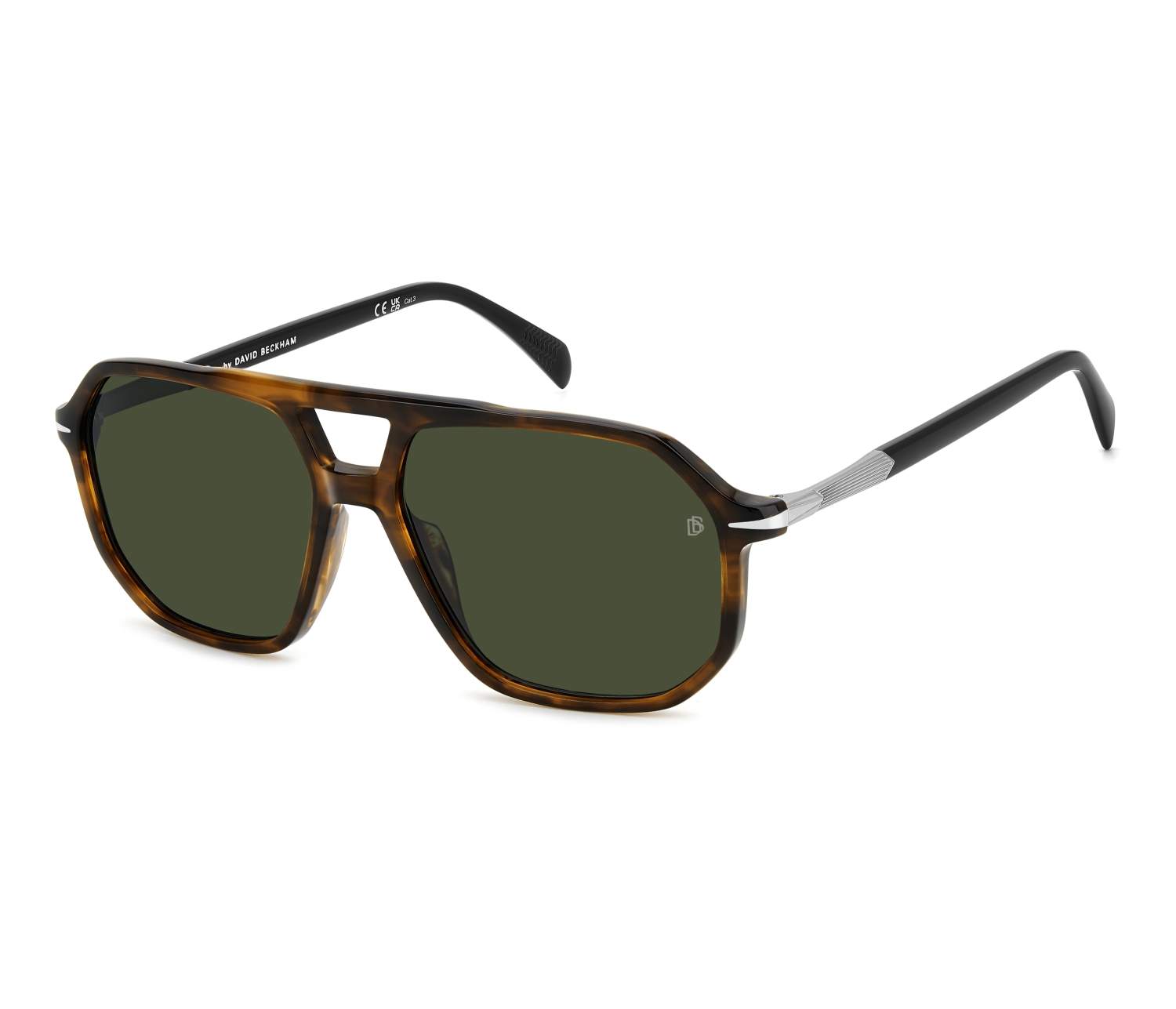 Lunettes de soleil David Beckham DB-1172-S 6C5/QT 59 16 MarronRuthénium - 