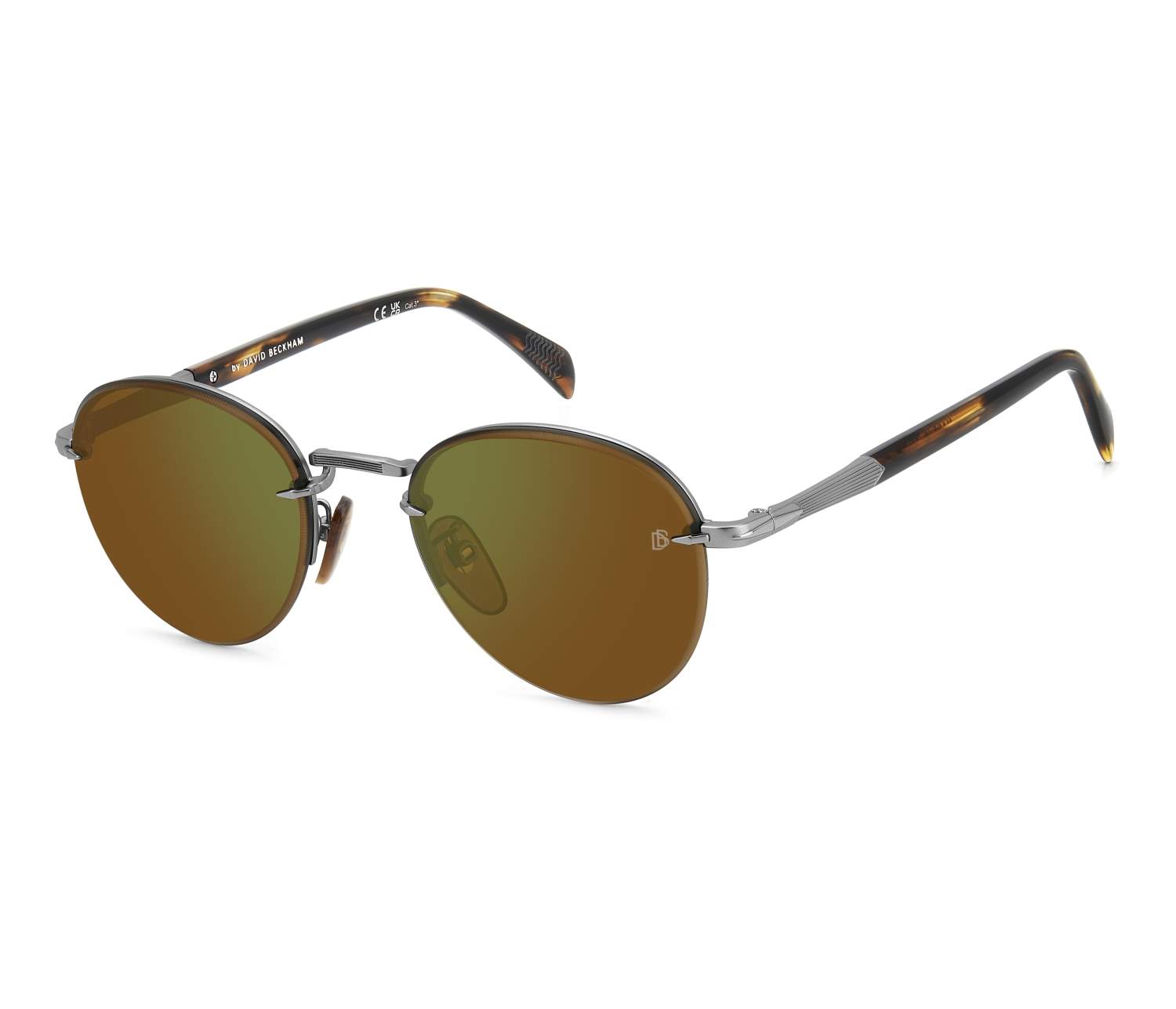 Lunettes de soleil David Beckham DB-1173-S 50L/MT 51 20 RuthéniumRuthénium - 