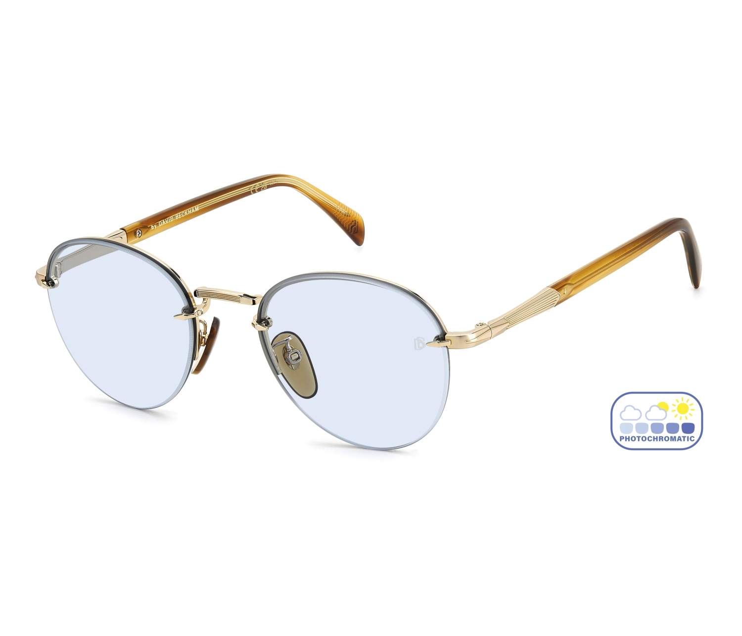 Lunettes de soleil David Beckham DB-1173-S T5U/QZ 51 20 OrMarron - 