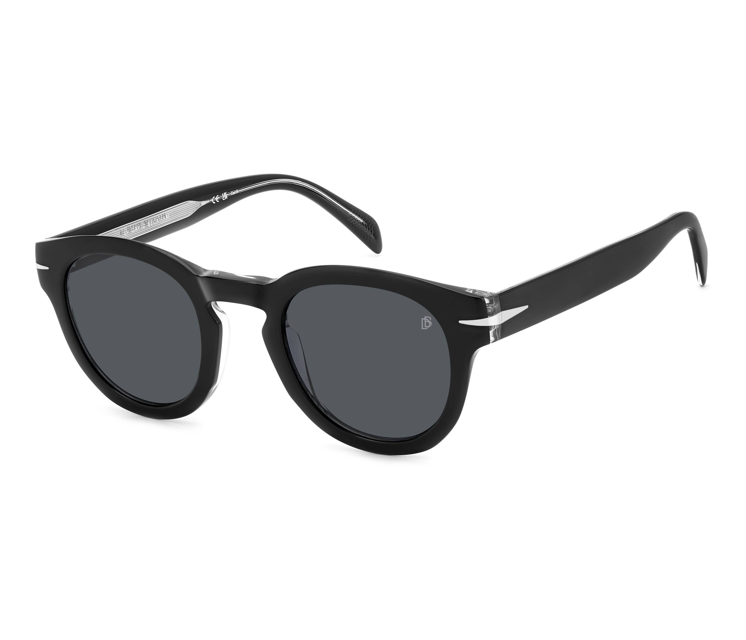Lunettes de soleil David Beckham DB-7041-S-FLAT 7C5/IR 49 25 NoirCristal - 