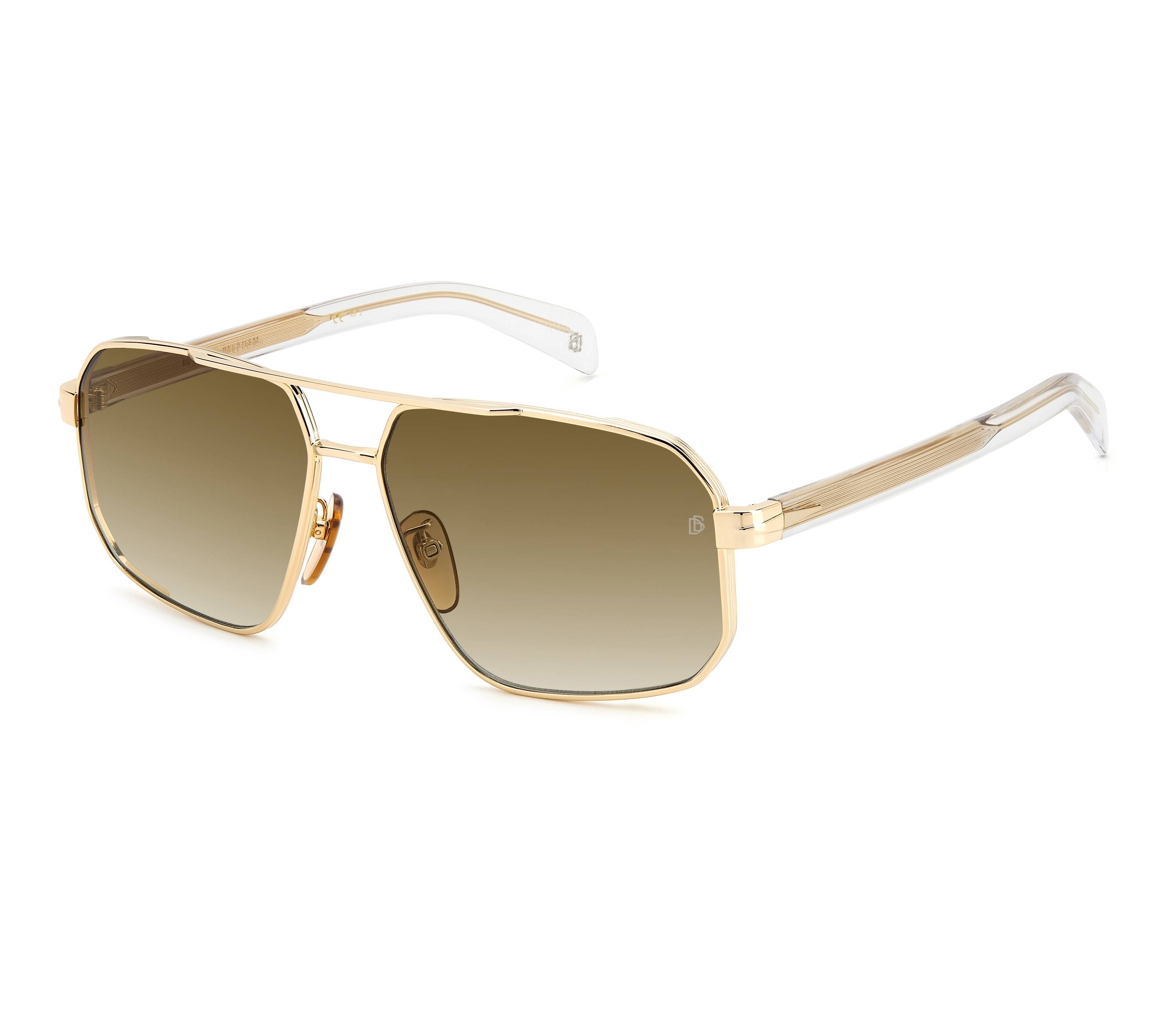 Lunettes de soleil David Beckham DB-7102-S LOJ/HA 61 14 Or - 