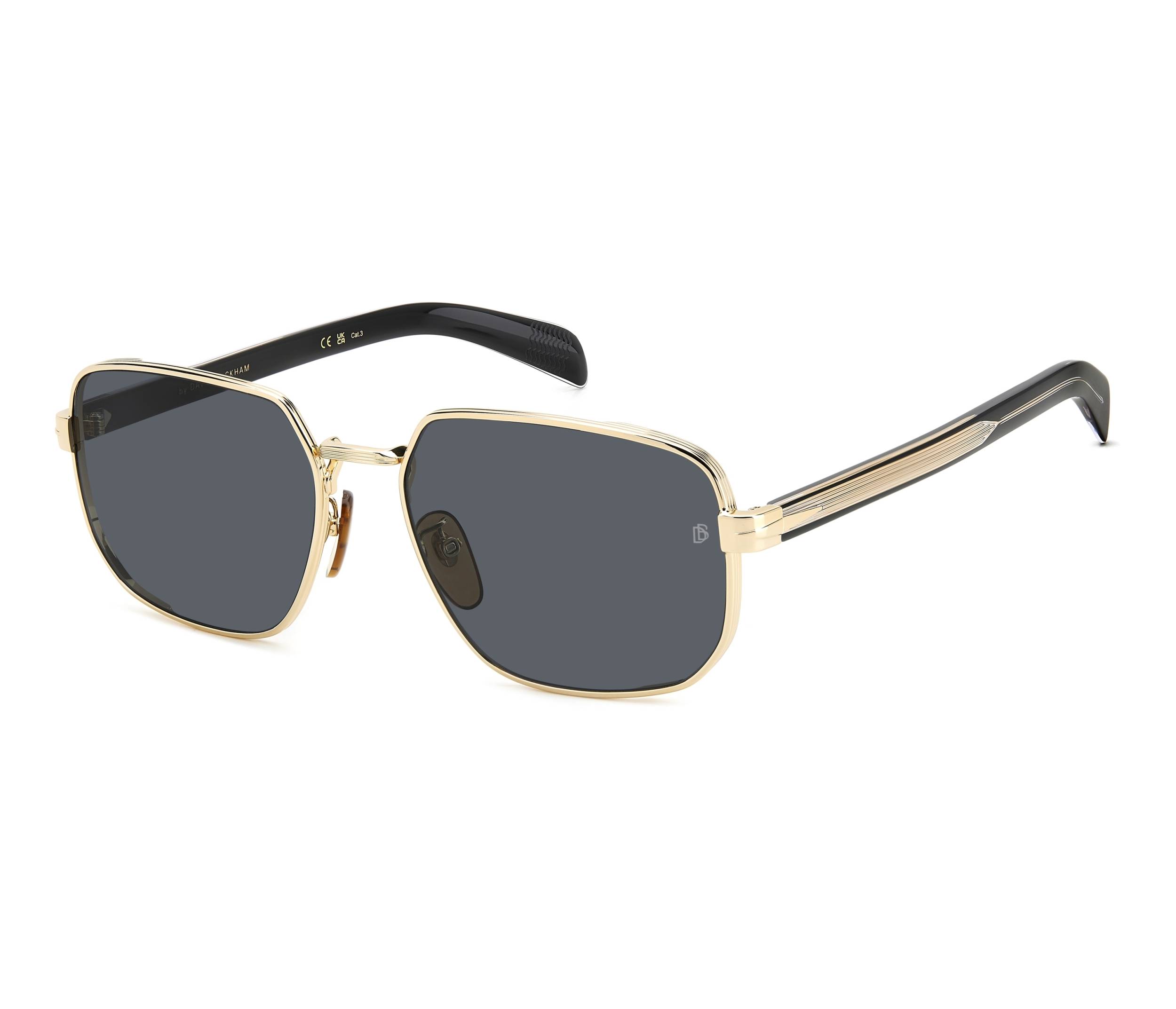 Lunettes de soleil David Beckham DB-7121-G-S RHL/IR 60 18 OrNoir - 