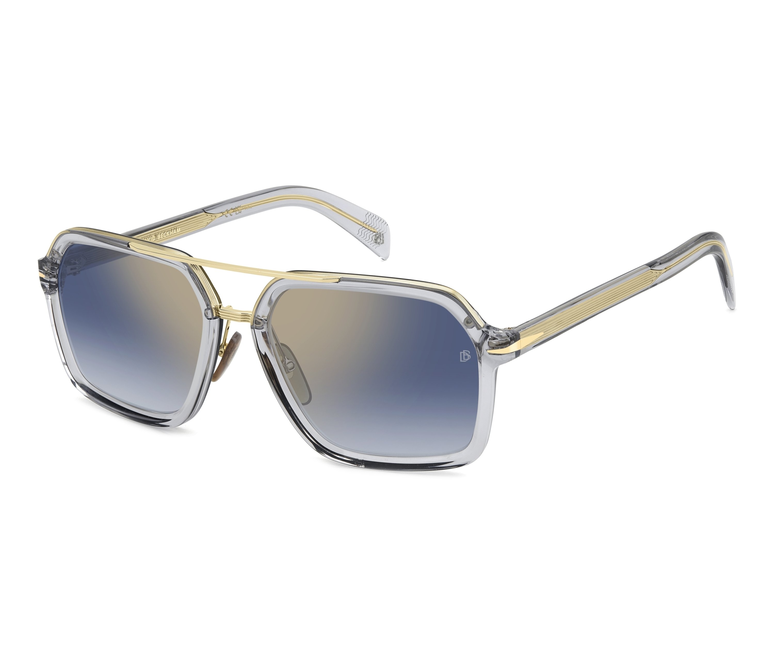 Lunettes de soleil David Beckham DB-7128-S FT3/1V 58 18 GrisOr - 
