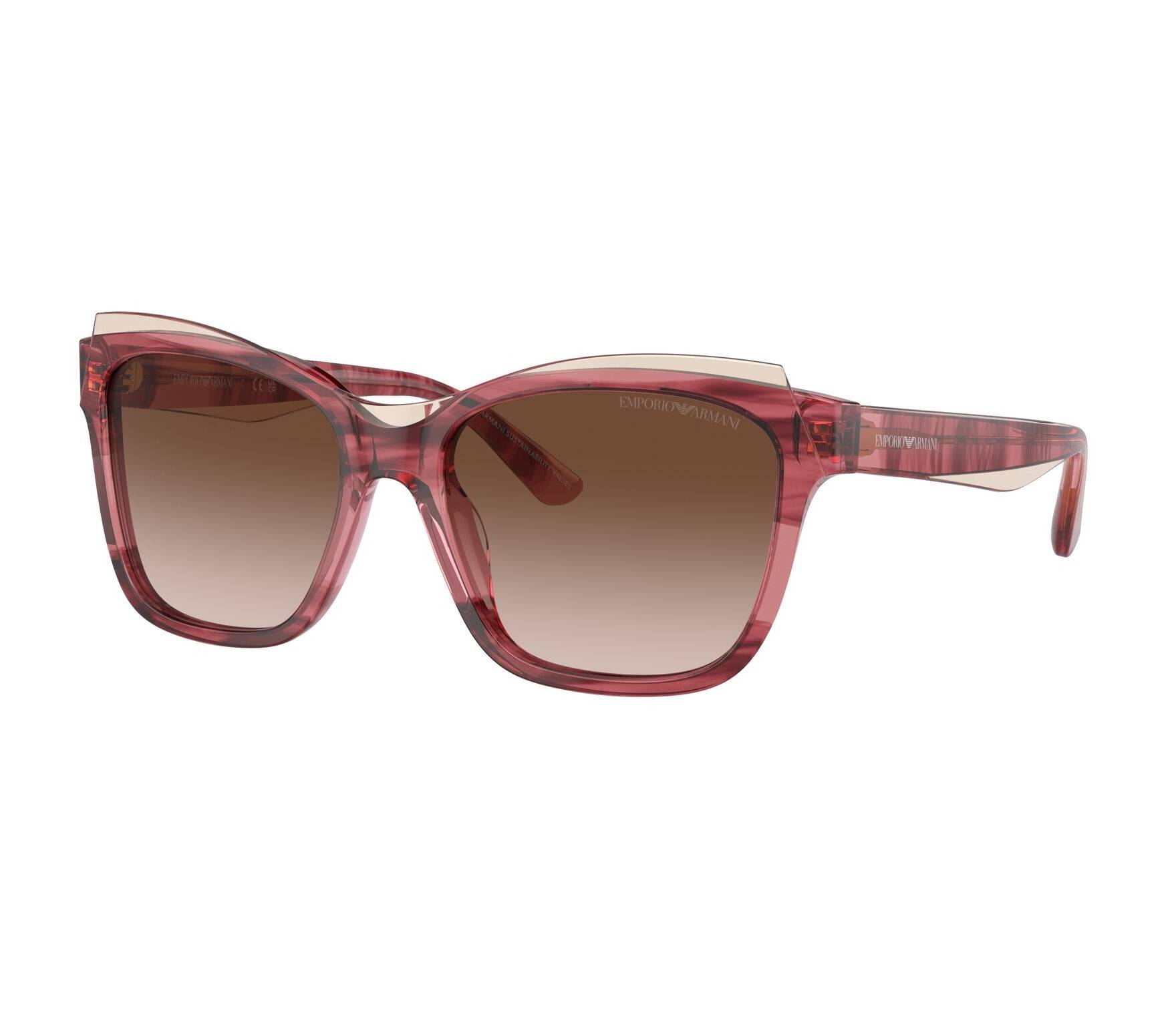 Lunettes de soleil Emporio Armani EA4209 605713 54 17 Rouge - 
