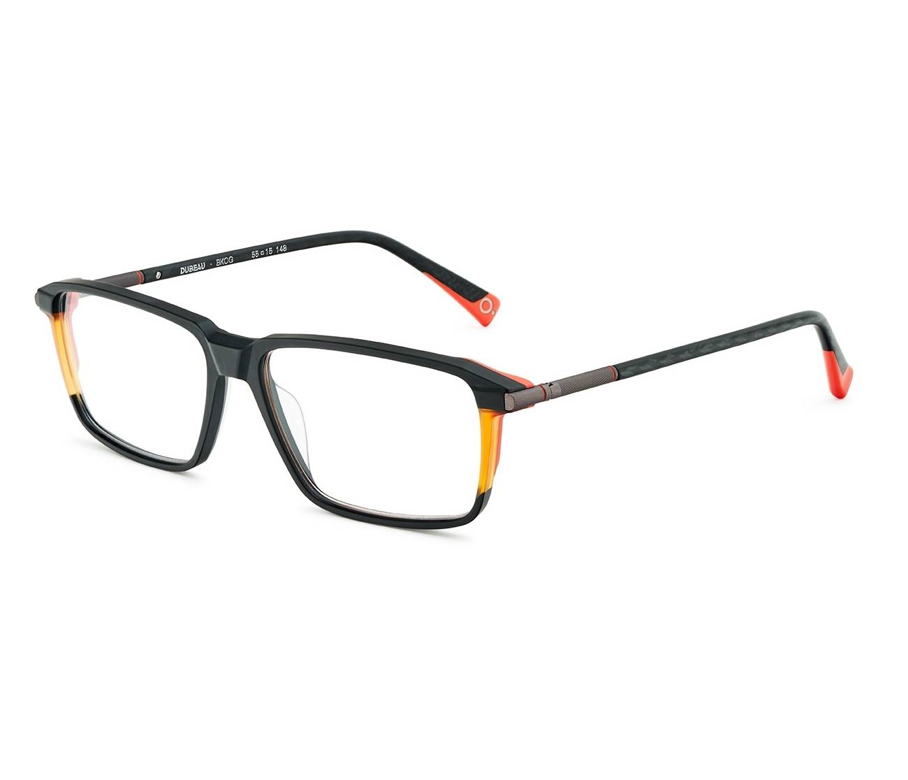 Lunettes de vue Etnia Barcelona DUBEAU BKOG 55 15 NoirOrange