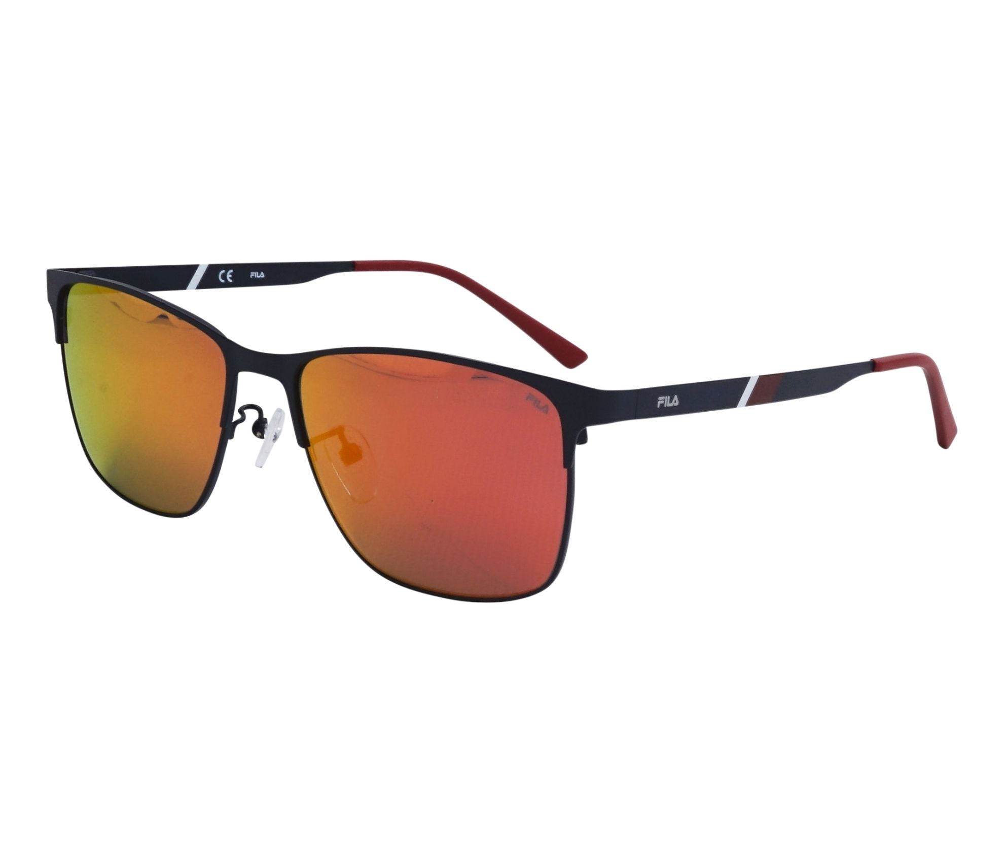 Lunettes de soleil Fila SFI007 1HSR 57 16 BleuBordeaux - 
