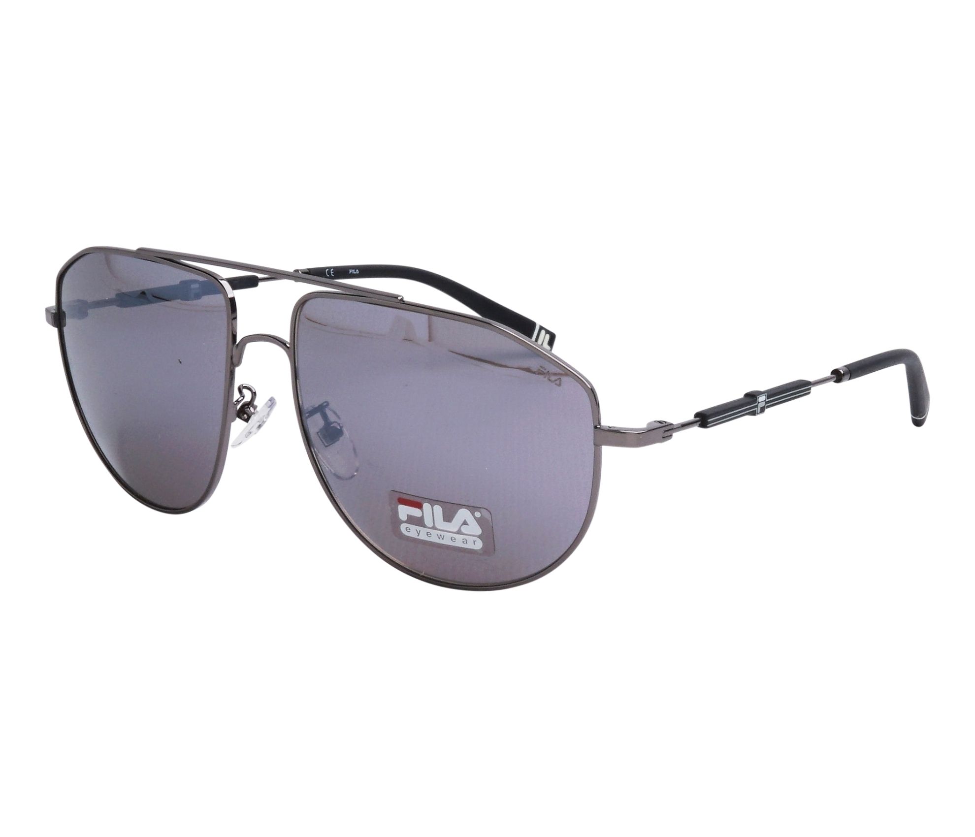 Lunettes de soleil Fila SFI117V 568X 58 14 AcierNoir - 