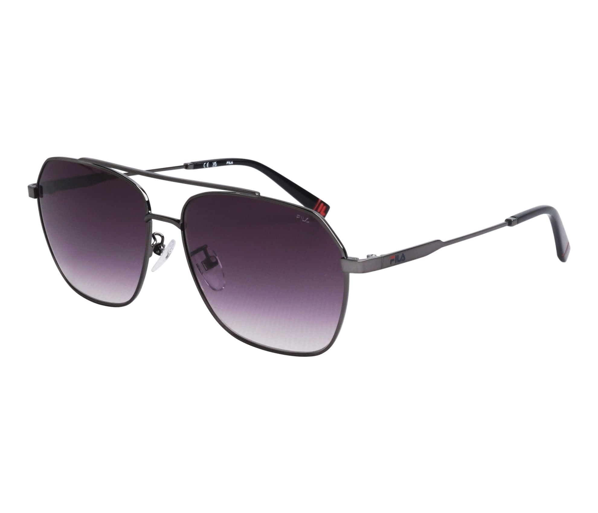 Lunettes de soleil Fila SFI216 0568 57 14 AcierNoir - 