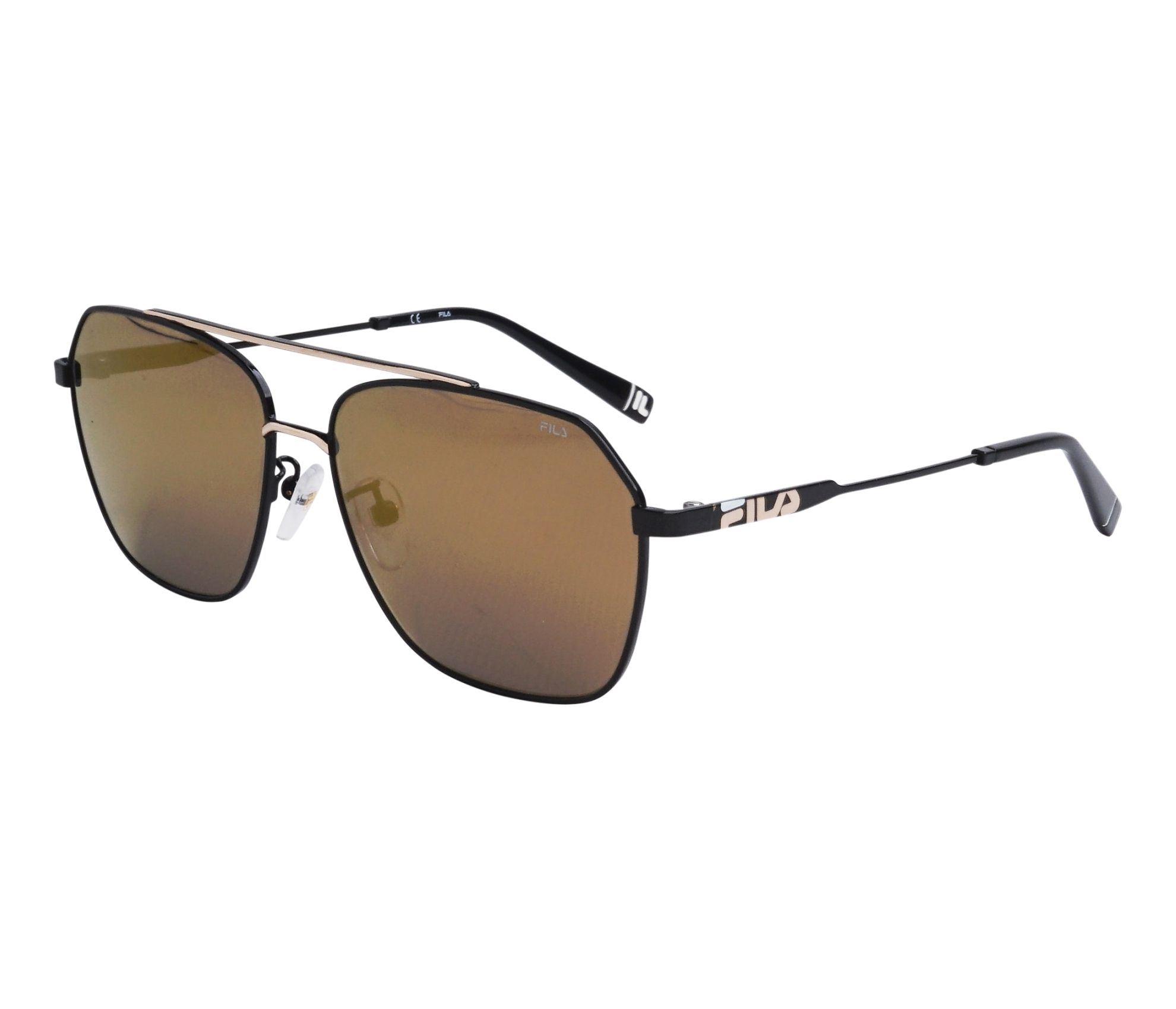 Lunettes de soleil Fila SFI216 304G 57 14 NoirOr - 