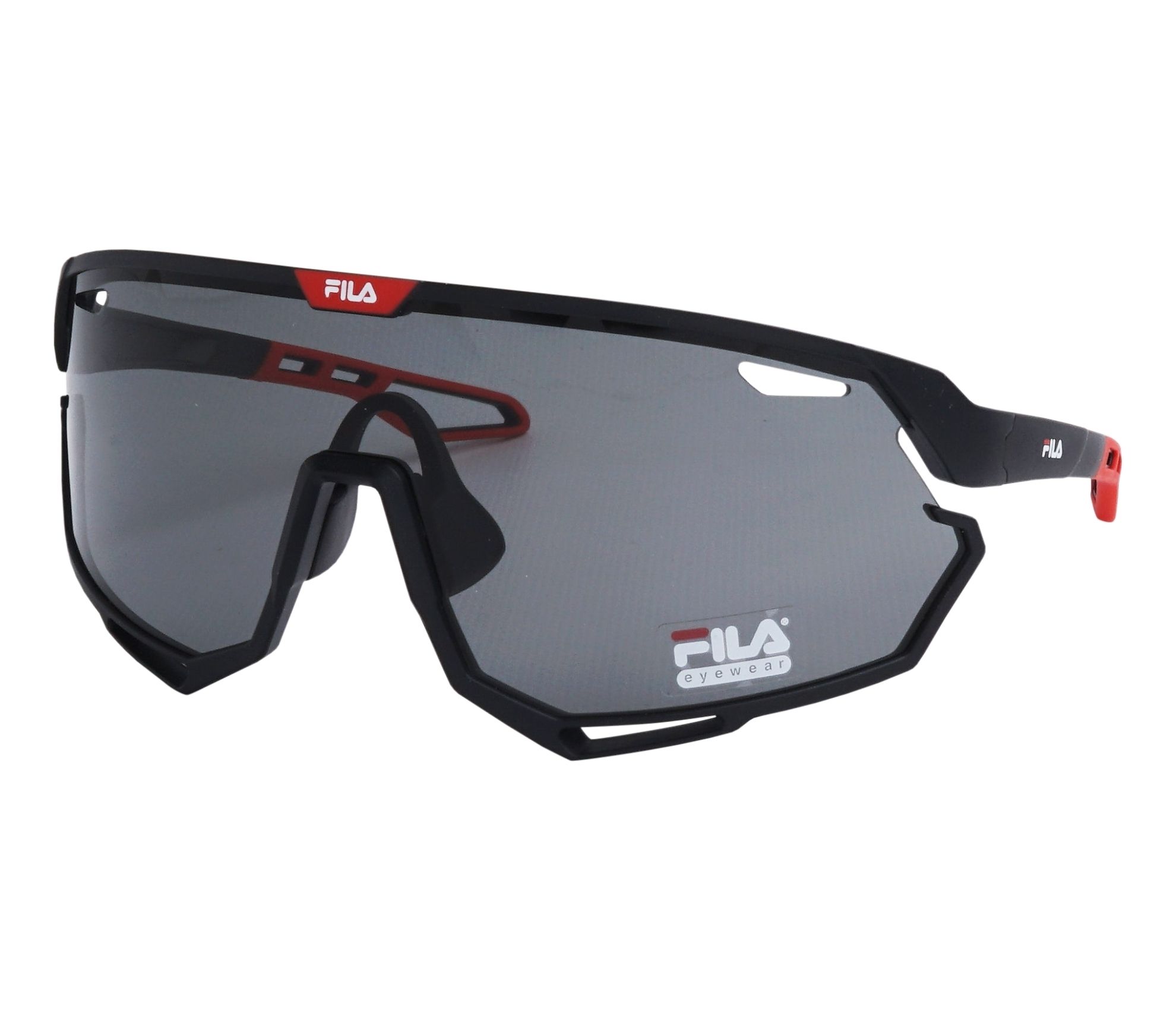 Lunettes de soleil Fila SFI721 0U28   NoirRouge - 