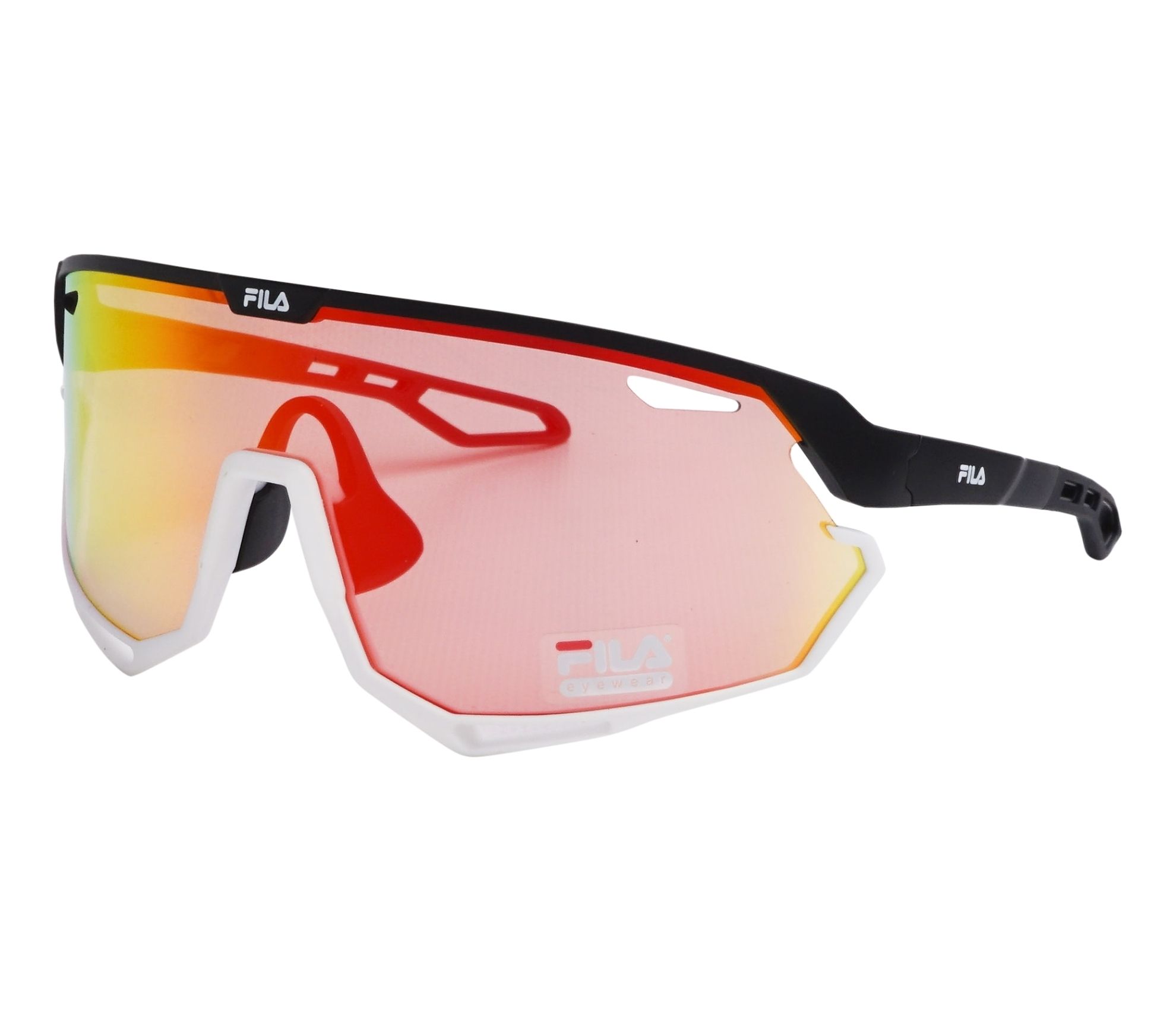 Lunettes de soleil Fila SFI721 U28R   NoirBlanc - 