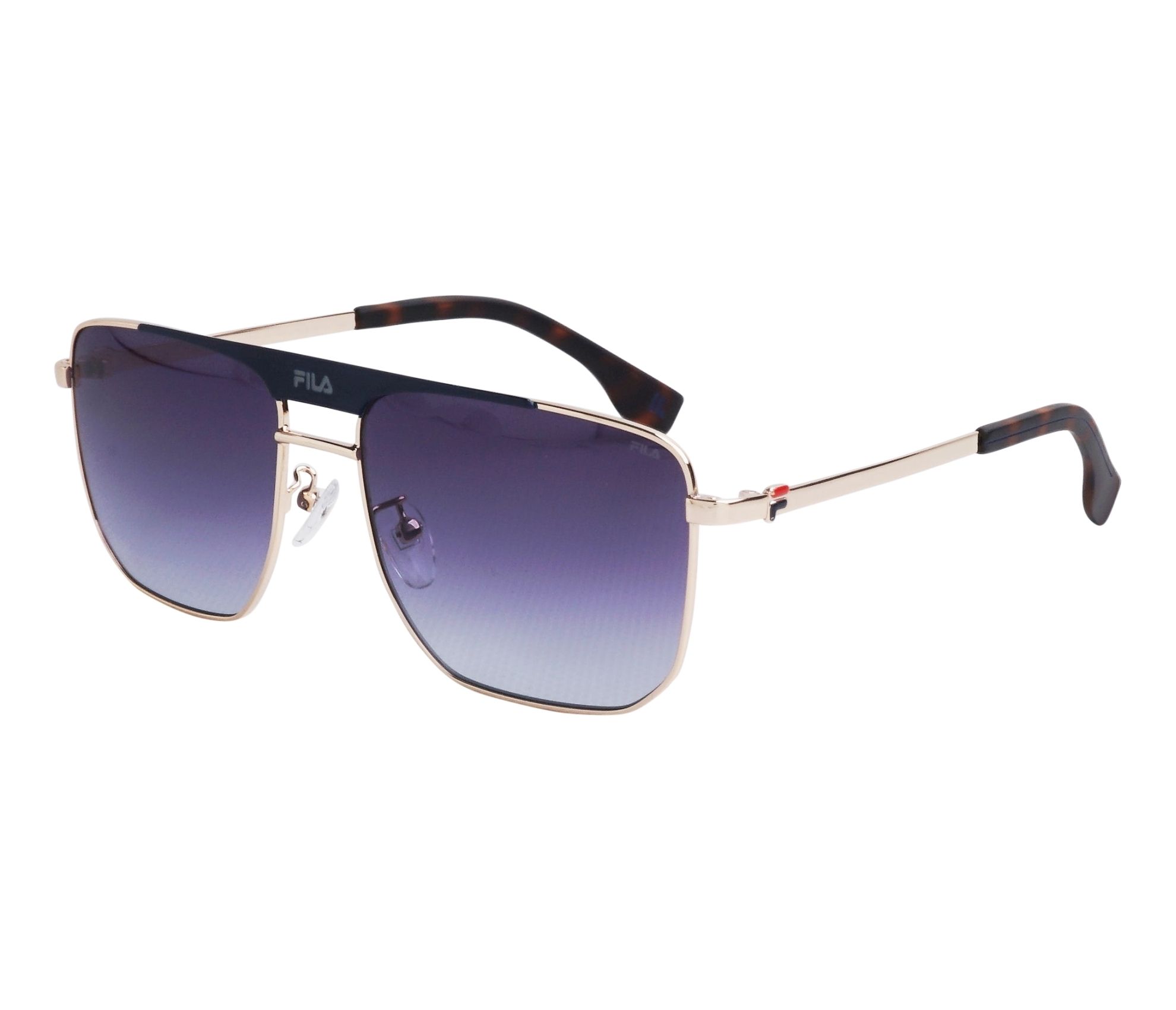 Lunettes de soleil Fila SFI728 309Y 57 16 OrBleu - 
