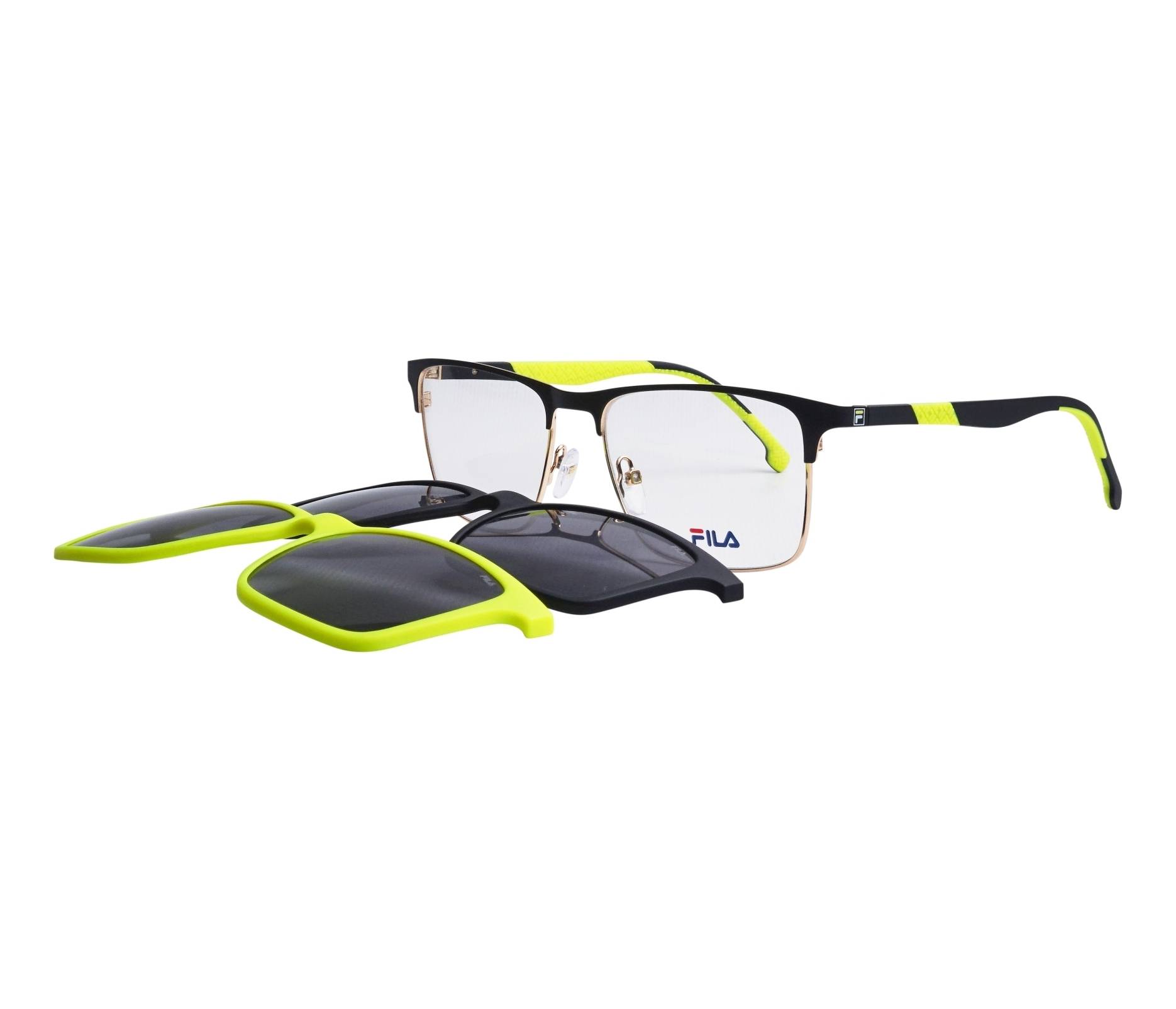 Lunettes de vue Fila UFI530 302P 54 17 NoirOr - 