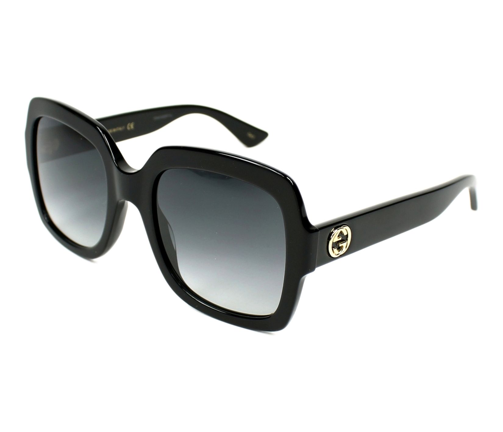 Lunettes de soleil Gucci GG-0036-S-N 001 54 22 Noir