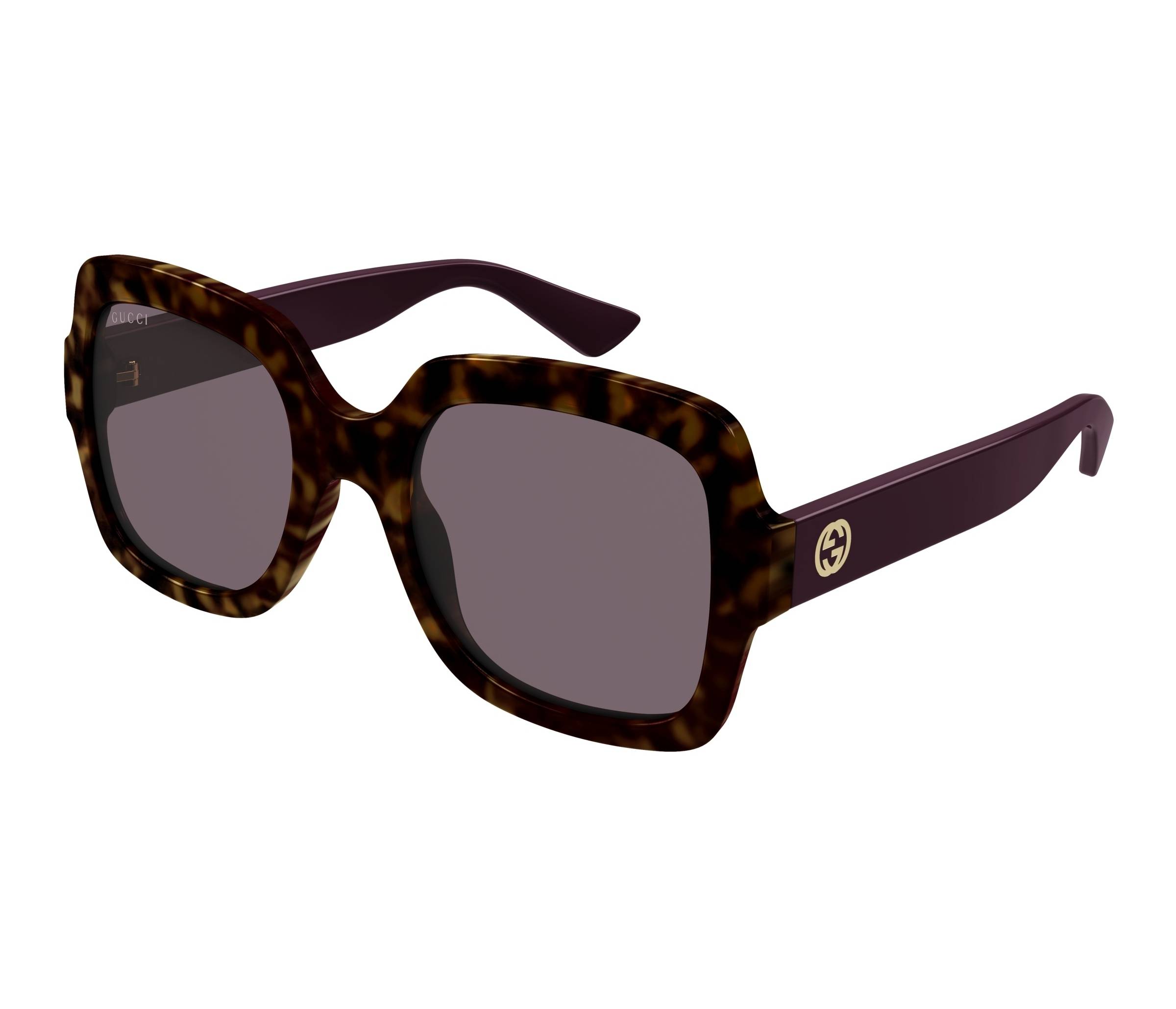 Lunettes de soleil Gucci GG1337S 009 54 22 Havane - 