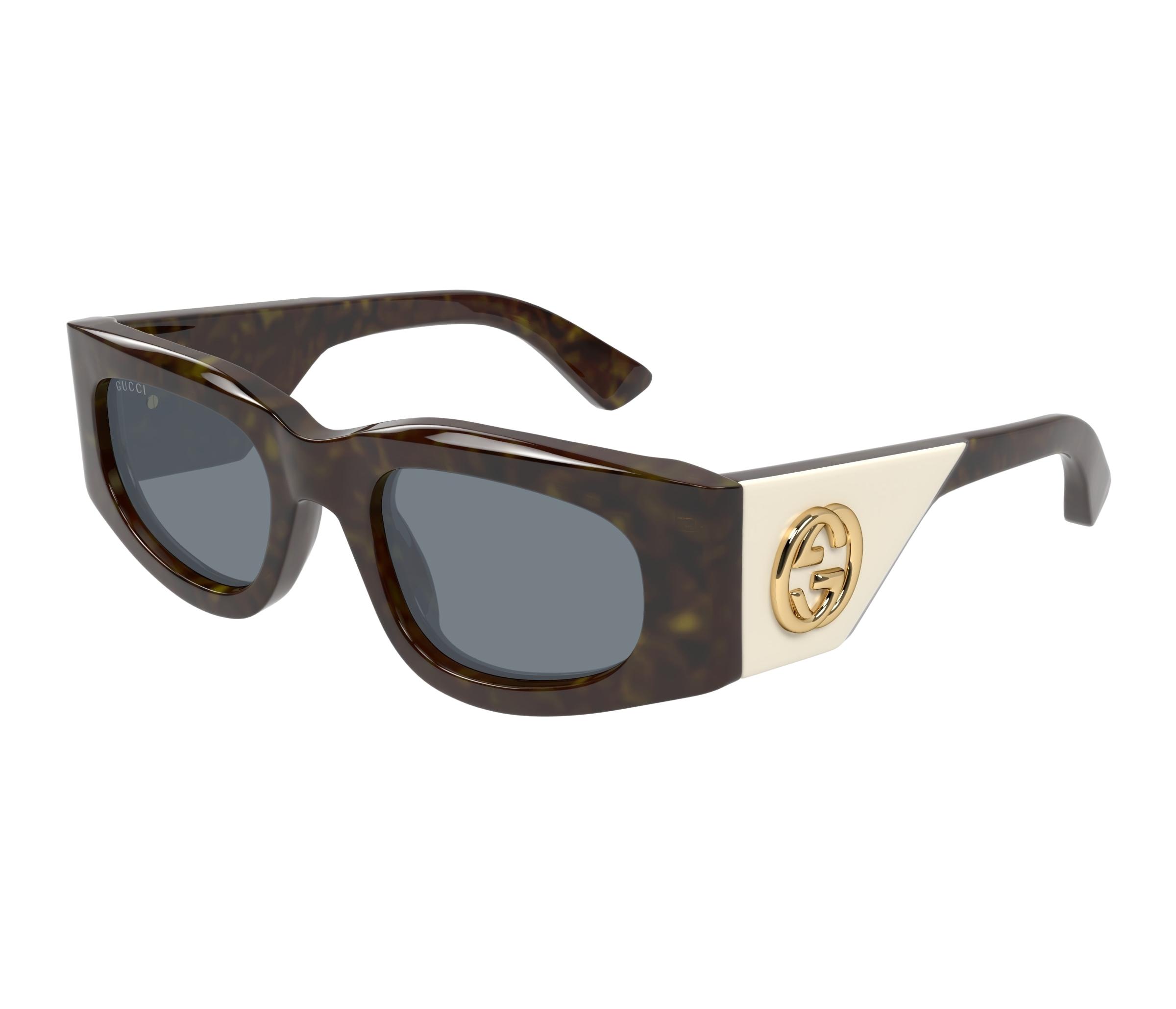 Lunettes de soleil Gucci GG1664S 003 51 21 Havane - 