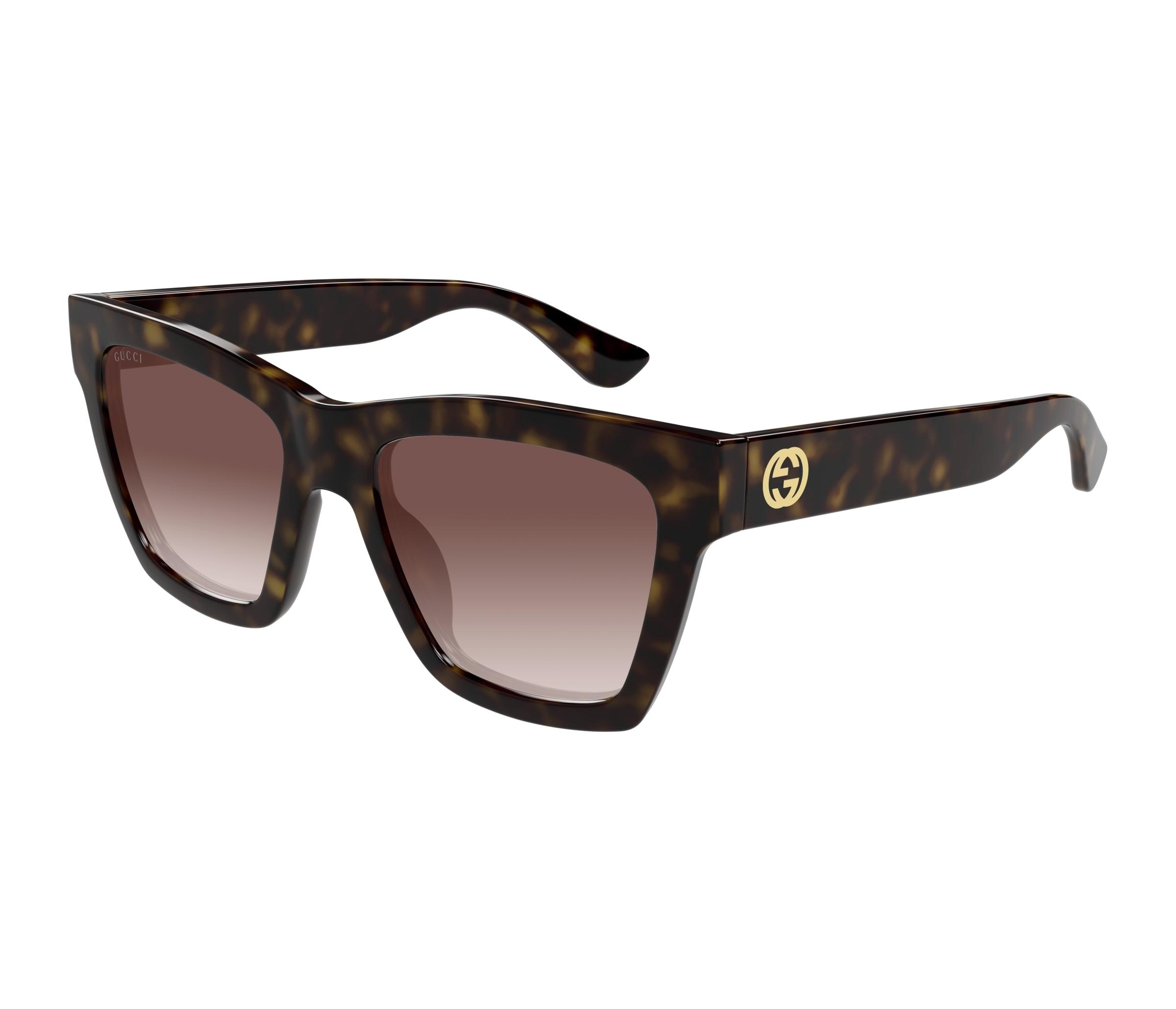 Lunettes de soleil Gucci GG1714S 002 54 19 Havane - 