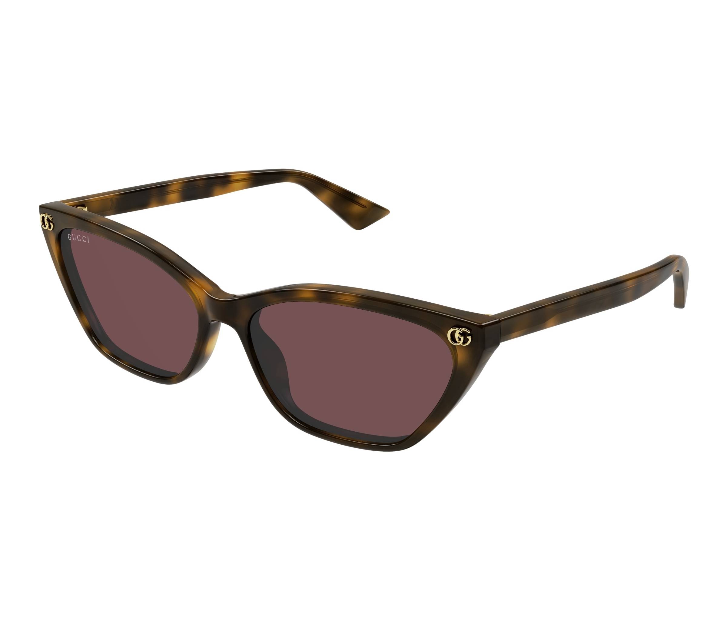 Lunettes de soleil Gucci GG1815S 002 58 15 Havane - 