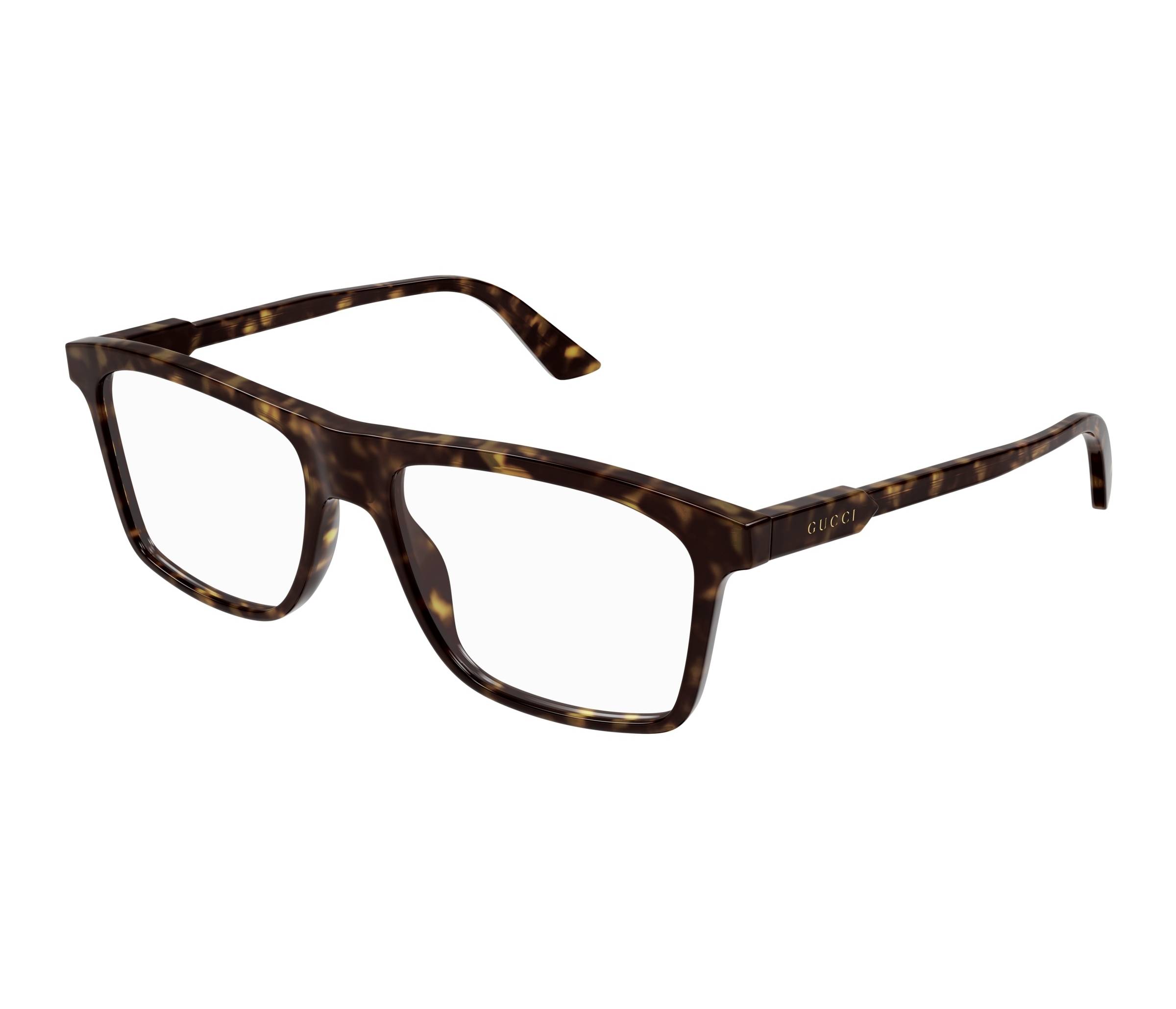 Lunettes de vue Gucci GG1820O 005 58 17 Havane - 