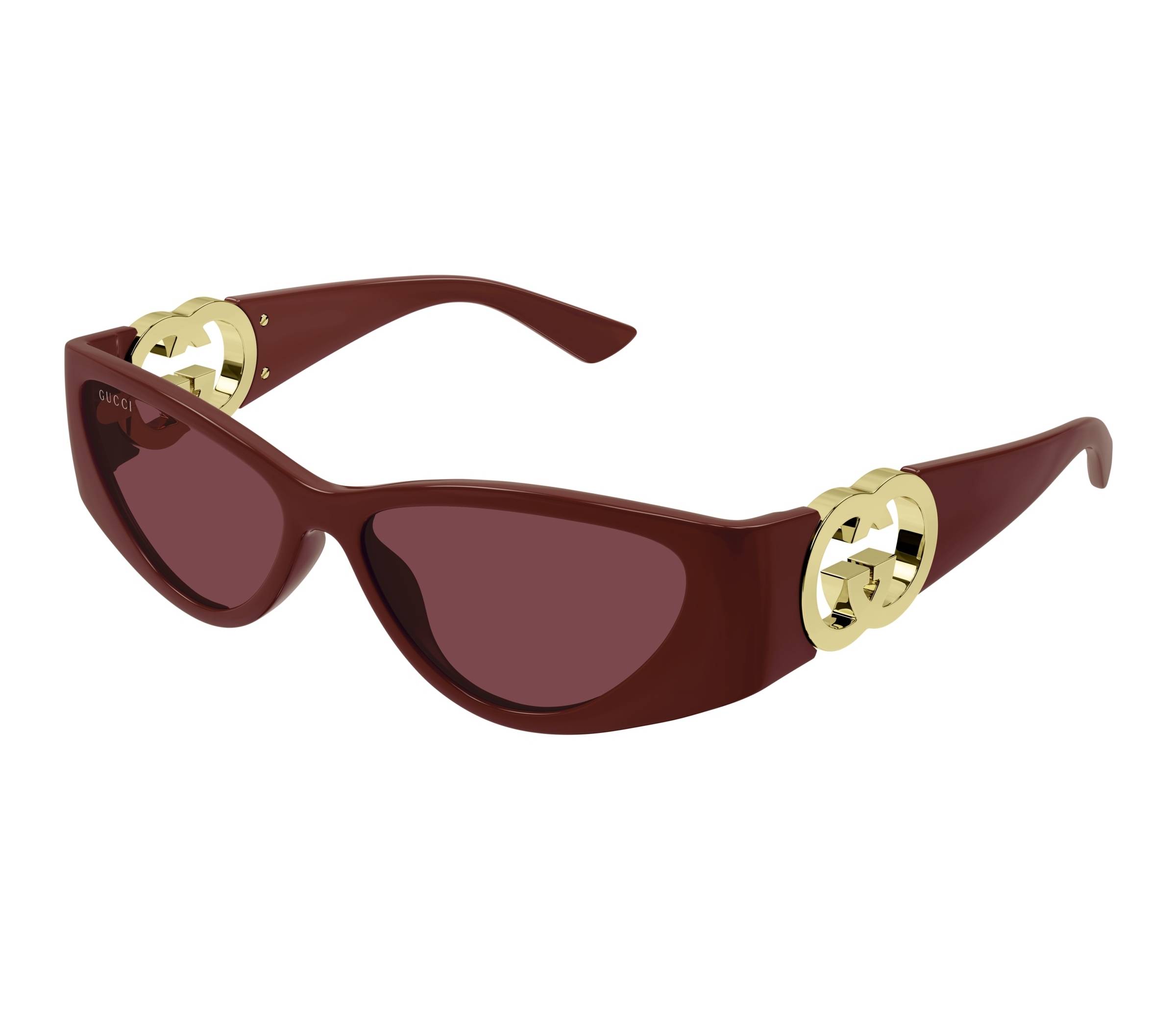 Lunettes de soleil Gucci GG1824S 003 55 14 Bordeaux - 