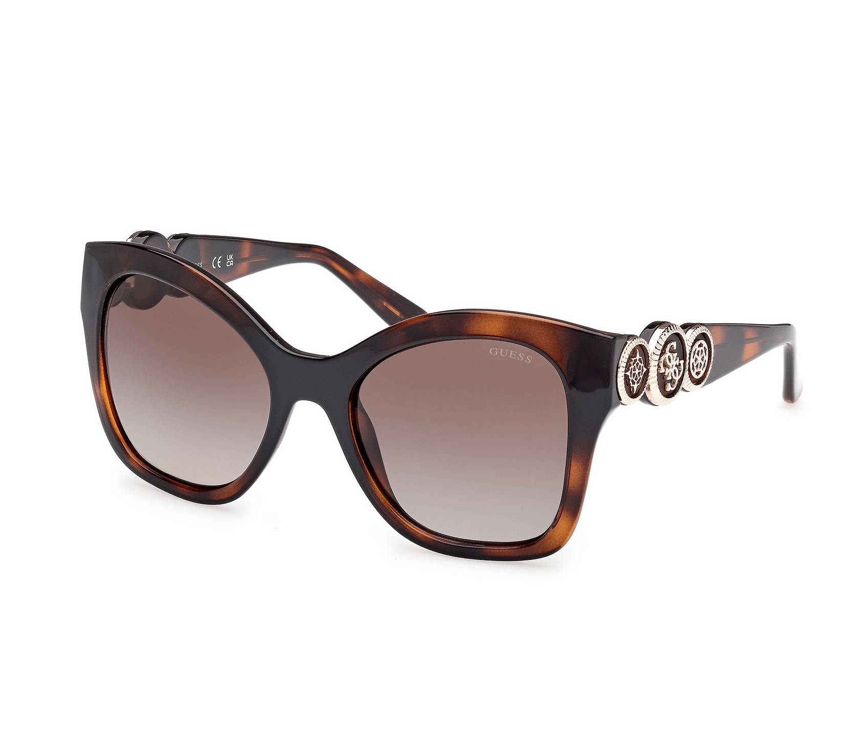 Lunettes de soleil Guess GU00197S 52F 55 20 HavaneRose doré