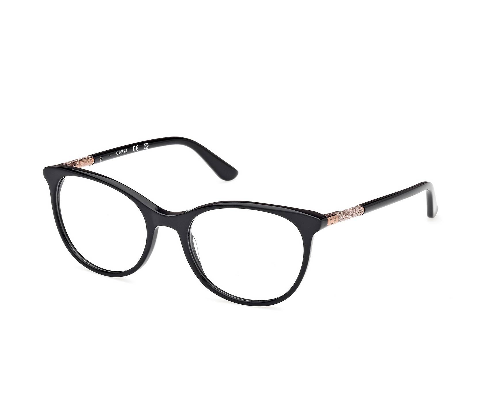 Lunettes de vue Guess GU-2657 003 52 18 NoirRose doré - 