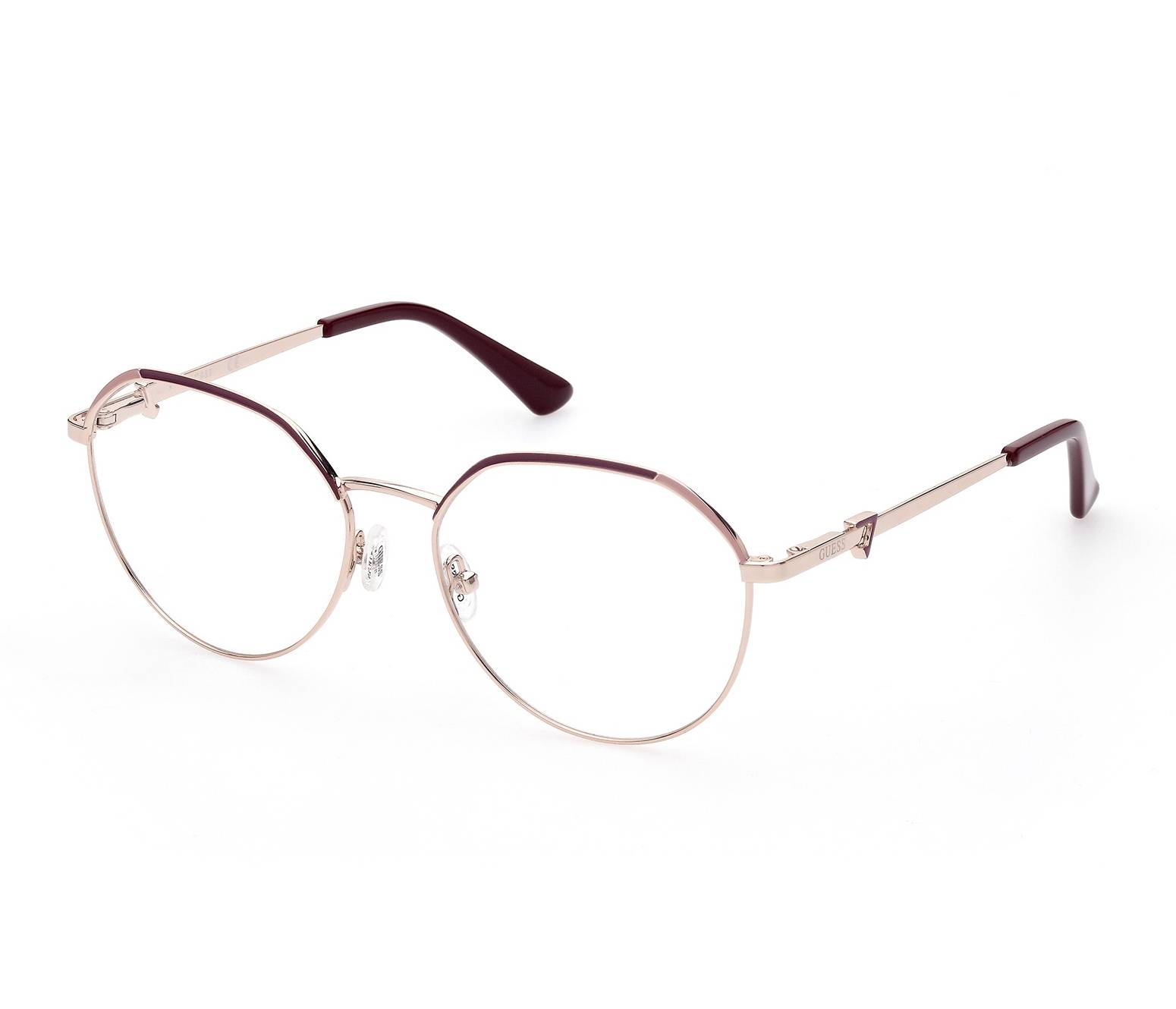 Lunettes de vue Guess GU2866-V 069 53 16 BordeauxOr - 
