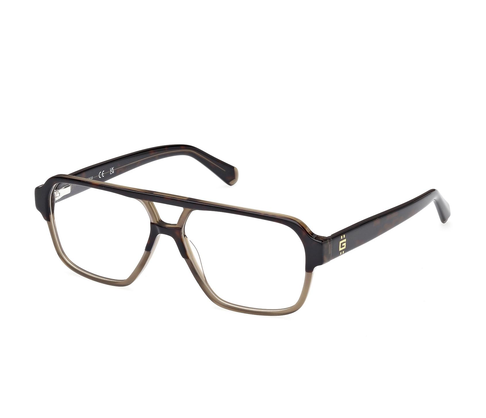 Lunettes de vue Guess GU50093V 056 56 13 Havane - 