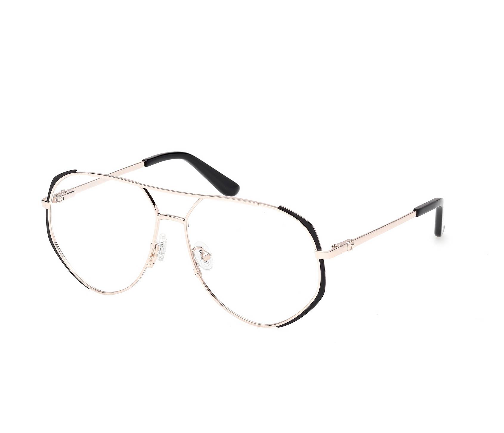 Lunettes de vue Guess GU50247/V 002 57 13 OrNoir - 