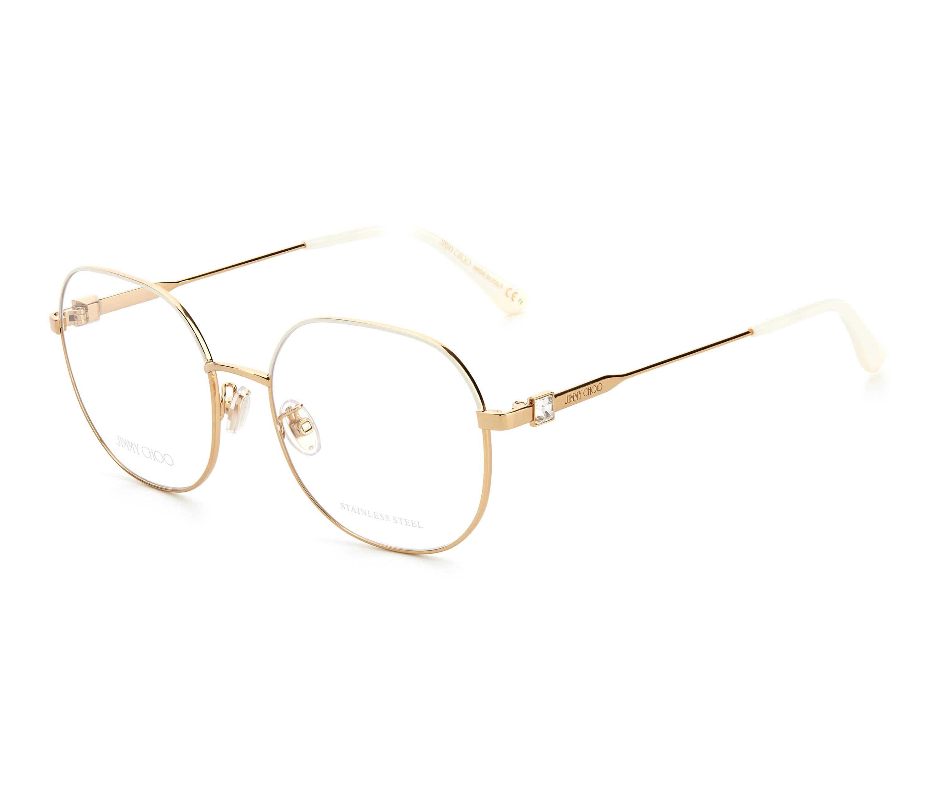 Lunettes de vue Jimmy Choo JC-305-G IJS 55 18 IvoireOr - 