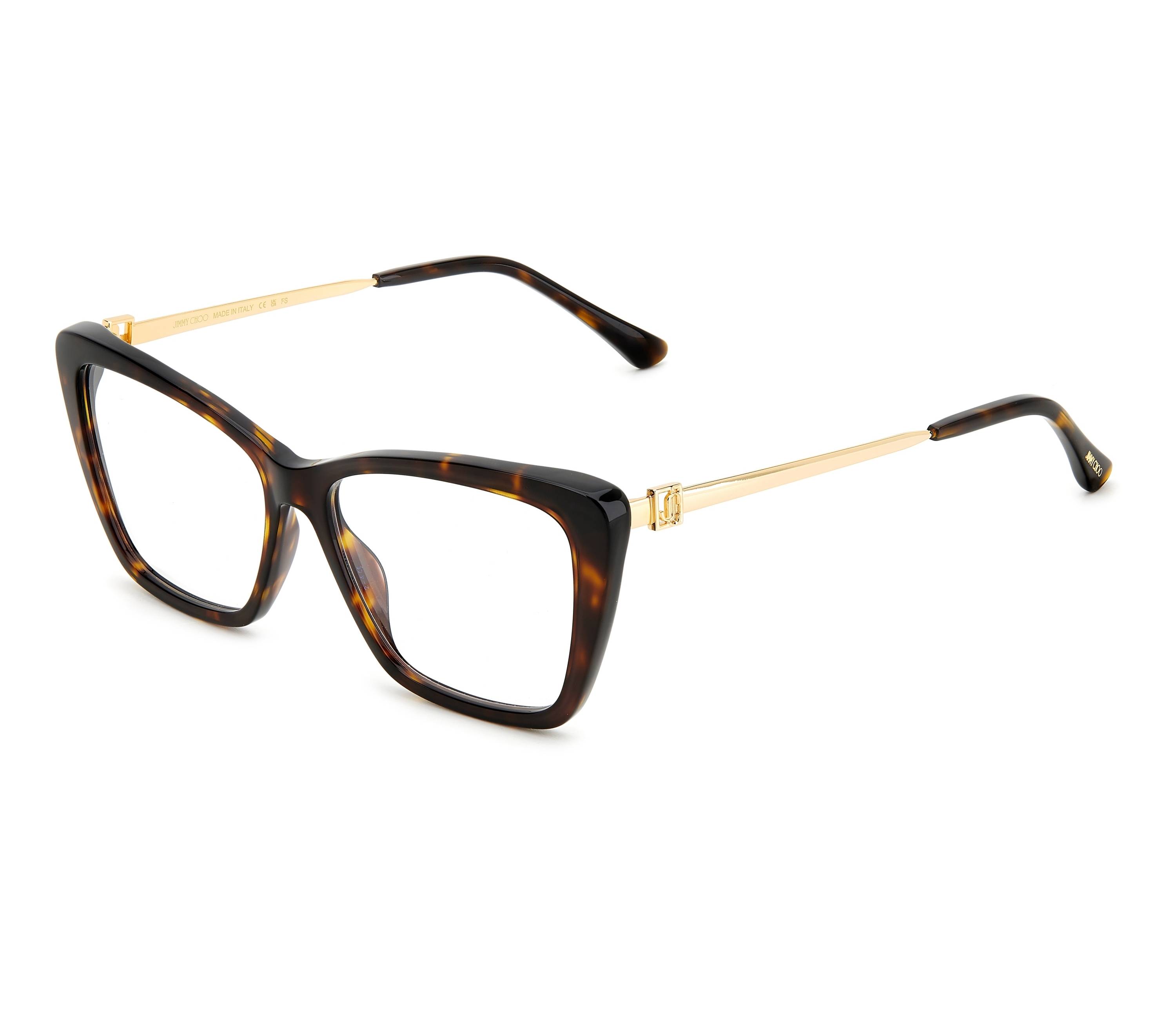 Lunettes de vue Jimmy Choo JC375 086 54 15 Havane - 