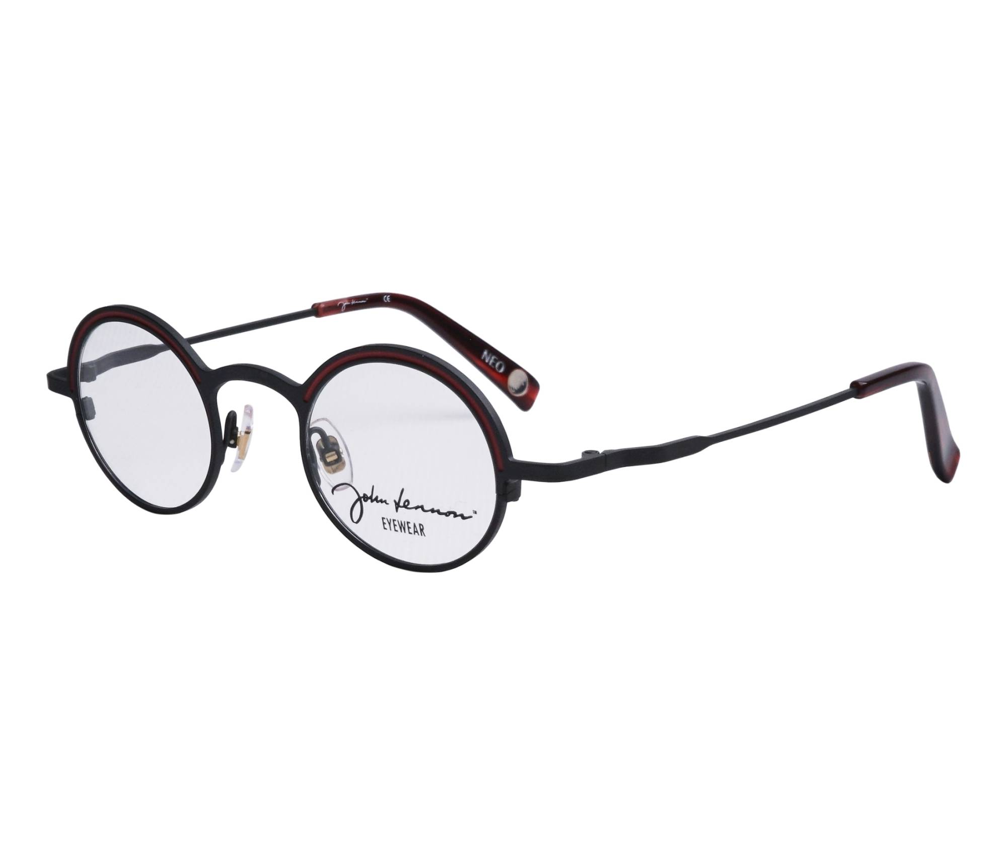Lunettes de vue John Lennon JO259 nR 41 23 NoirRouge - 