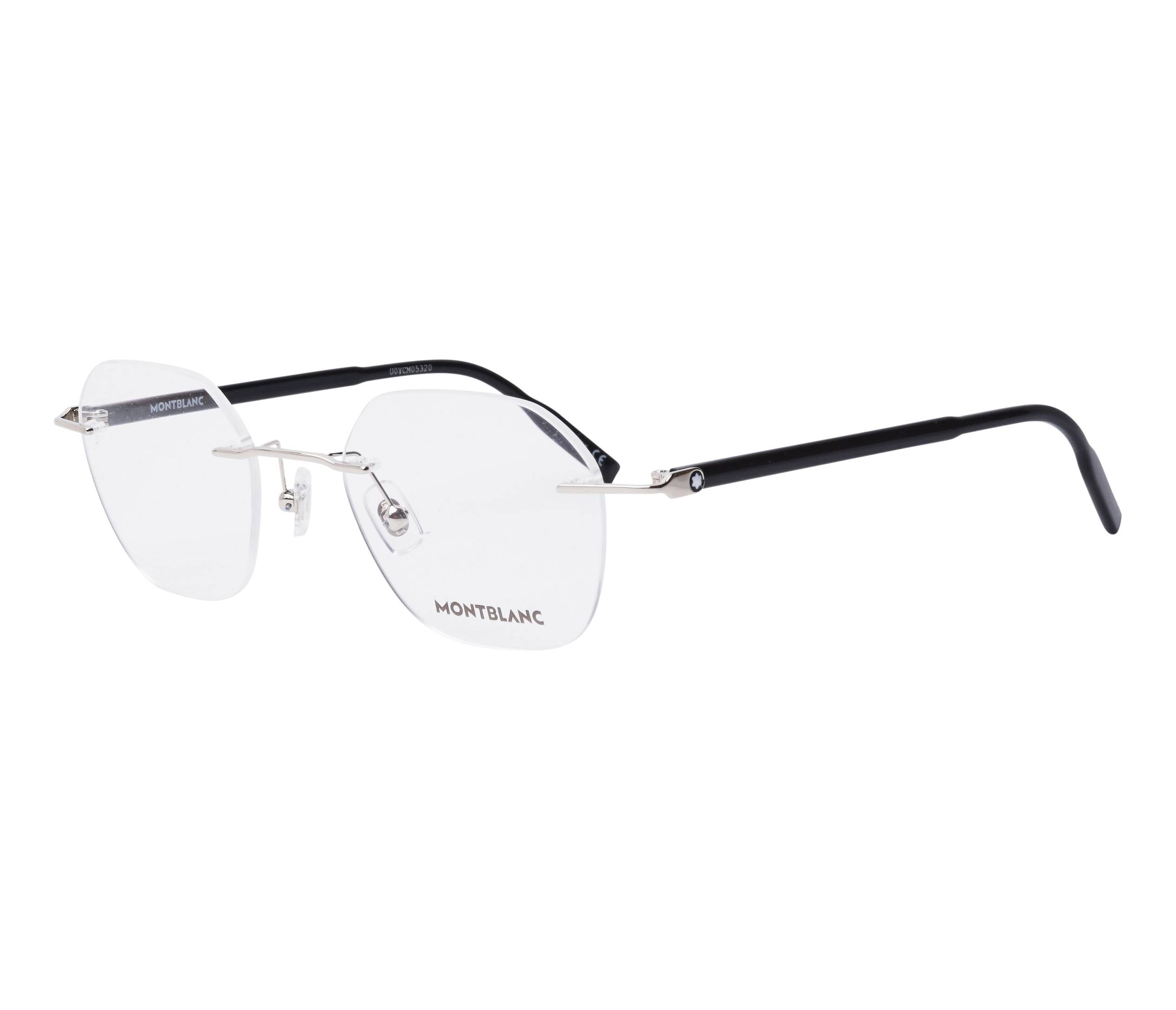 Lunettes de vue Mont Blanc MB0223O 001 50 21 Argent - 