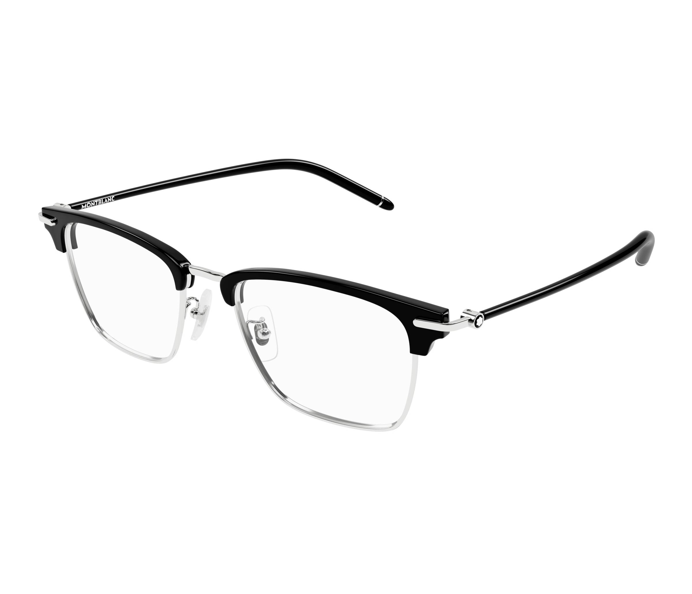 Lunettes de vue Mont Blanc MB0409O 001 52 19 Argent - 