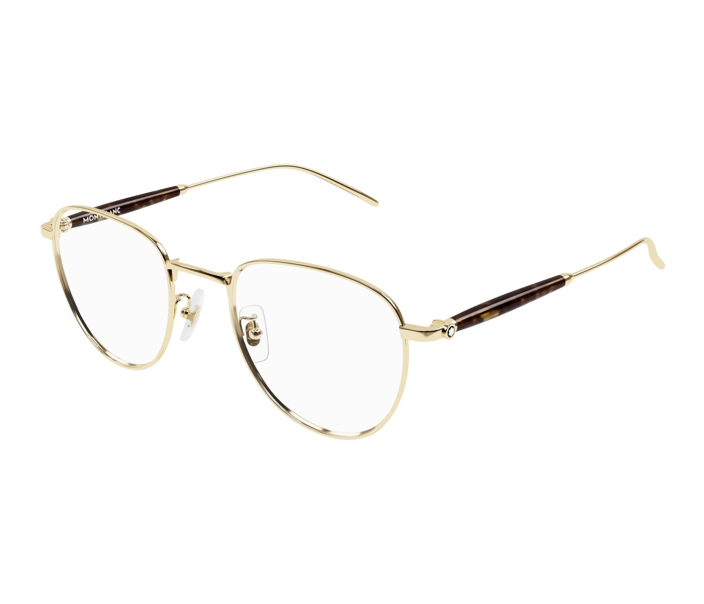 Lunettes de vue Mont Blanc MB0410O 002 50 21 Or - 
