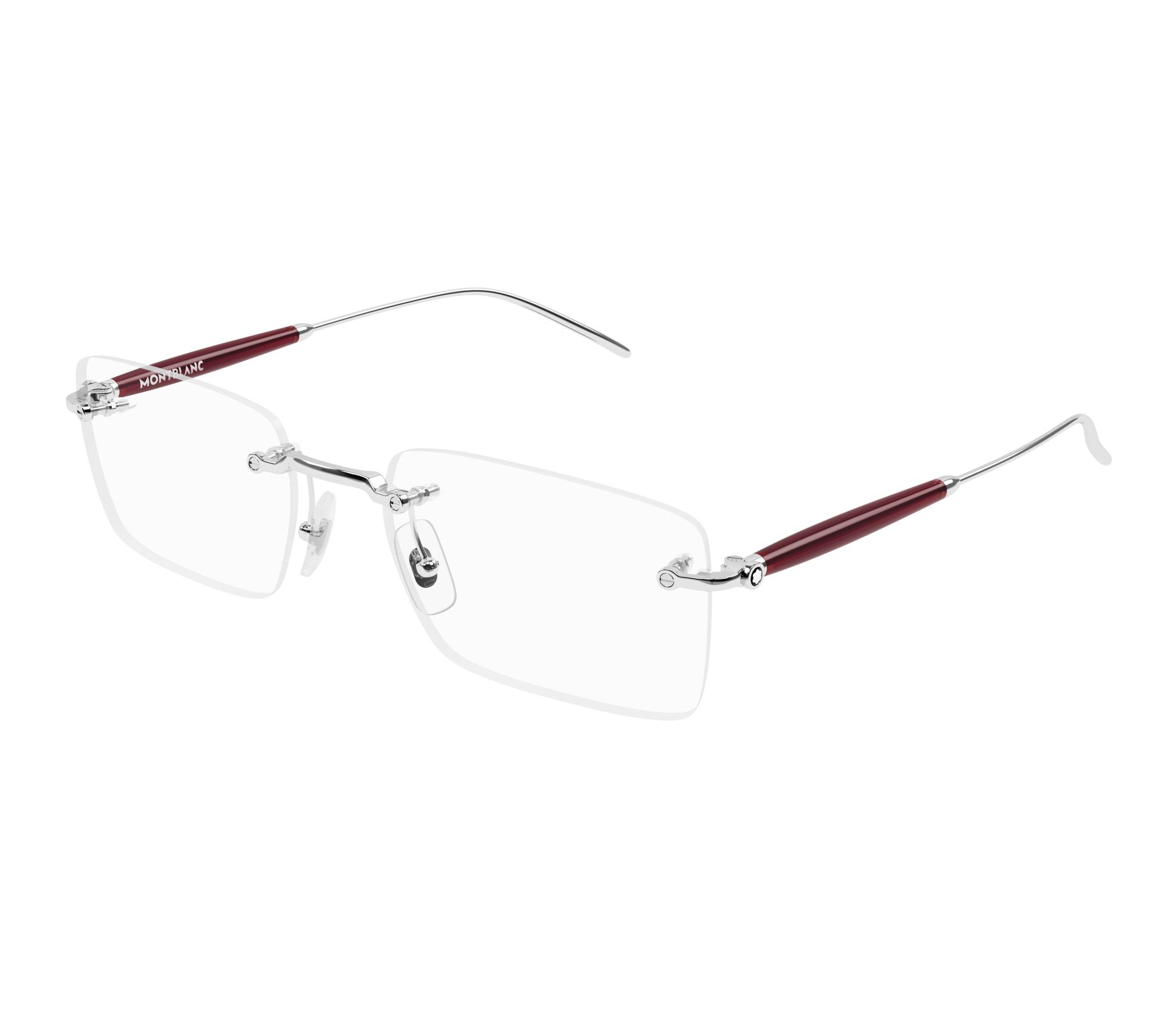 Lunettes de vue Mont Blanc MB0411O 003 55 19 Argent - 