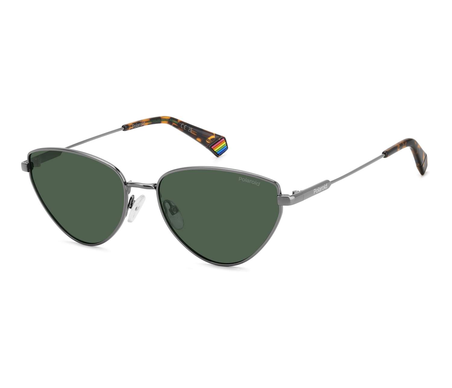 Lunettes de soleil Polaroid PLD-6234-S-X ASR/UC 57 17 RuthéniumVert - 