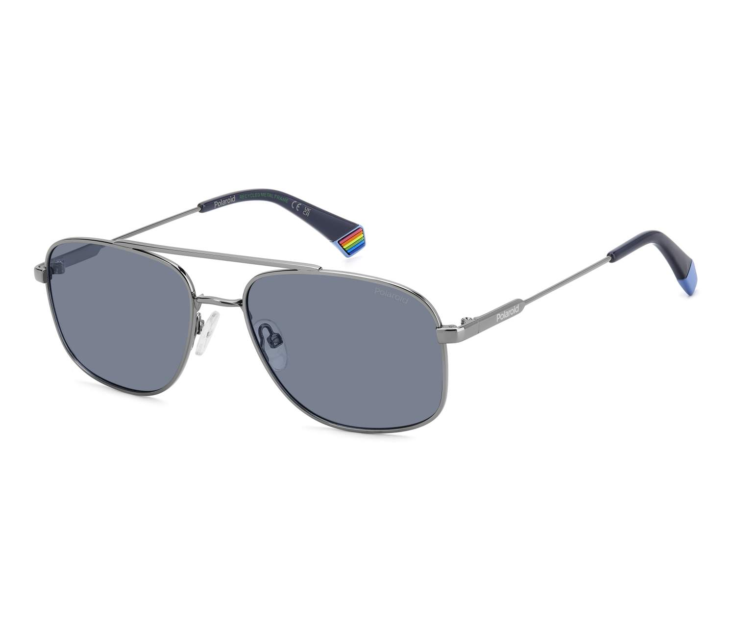 Lunettes de soleil Polaroid PLD-6235-S-X V84/C3 56 17 Ruthénium - 
