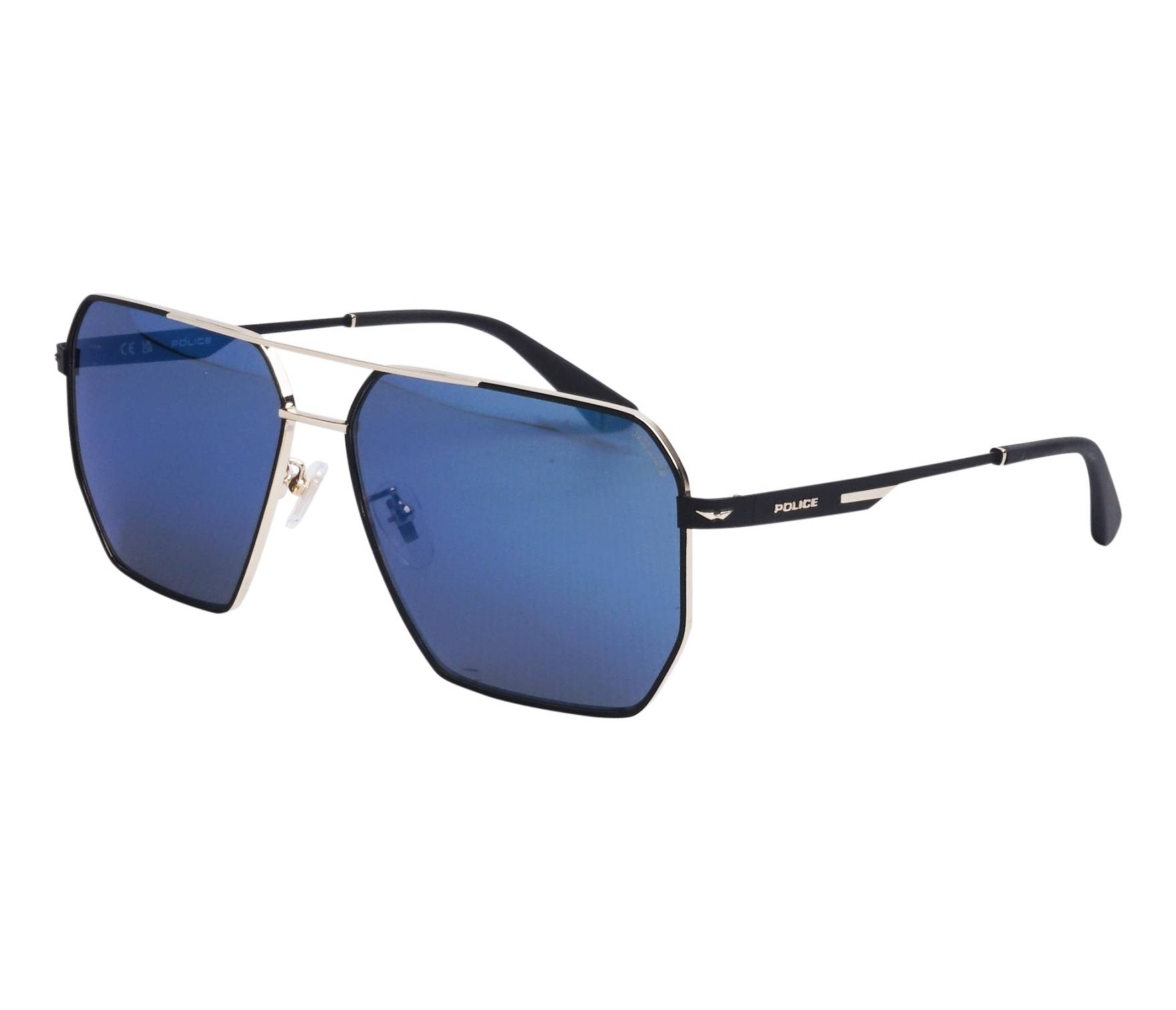 Lunettes de soleil Police SPLL79 302B 61 14 NoirOr