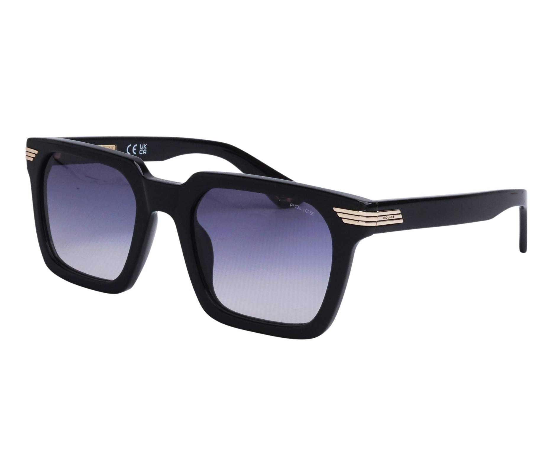 Lunettes de soleil Police SPLP29 700Y 52 21 NoirOr - 
