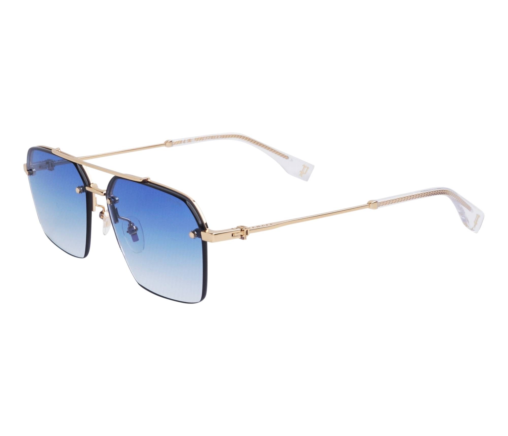 Lunettes de soleil Police SPLQ90 0300 59 15 Or - 
